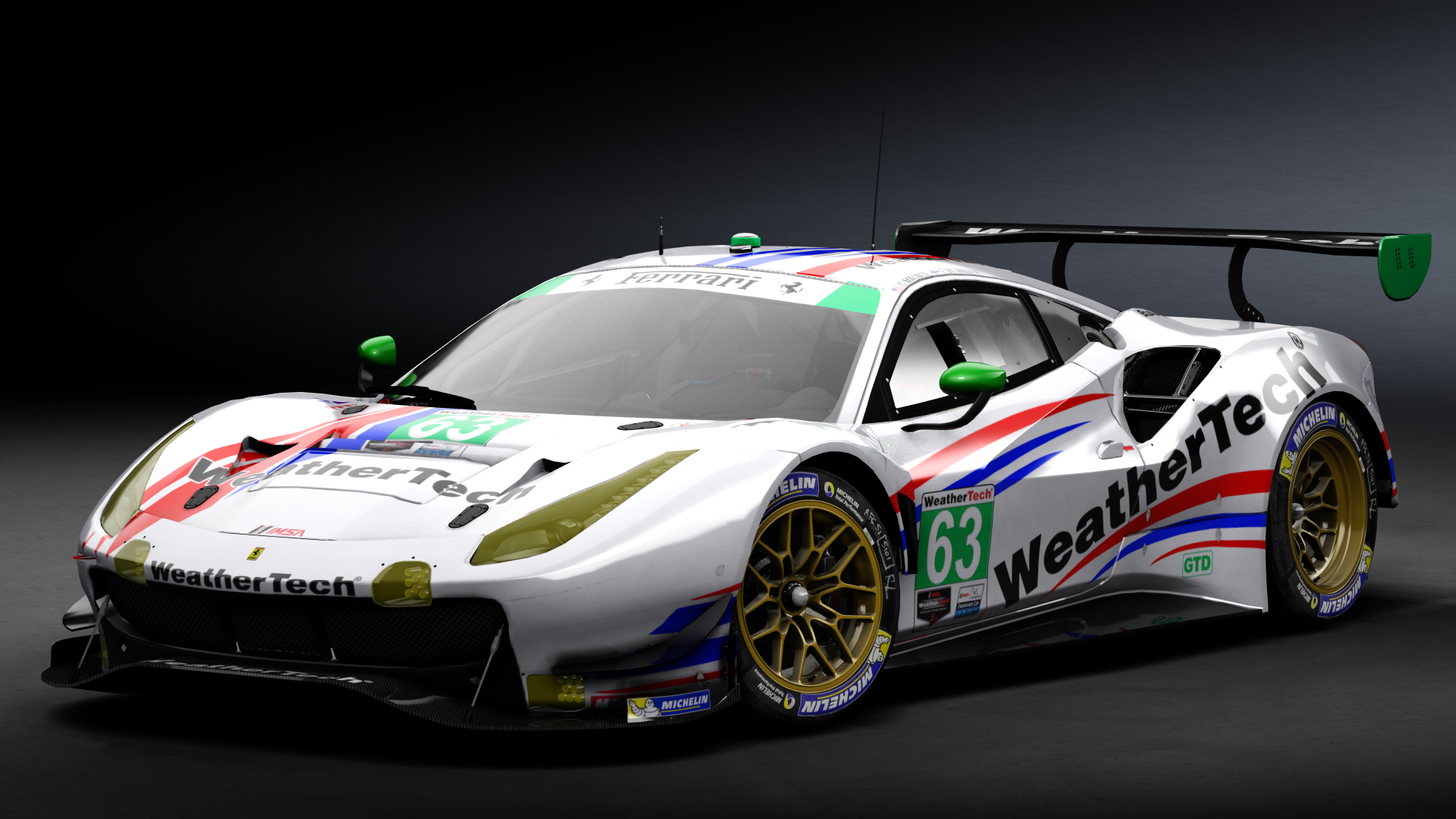 2018 Ferrari 488 GTD [Michelotto], skin 2020 #63 Scuderia Corsa IMSA