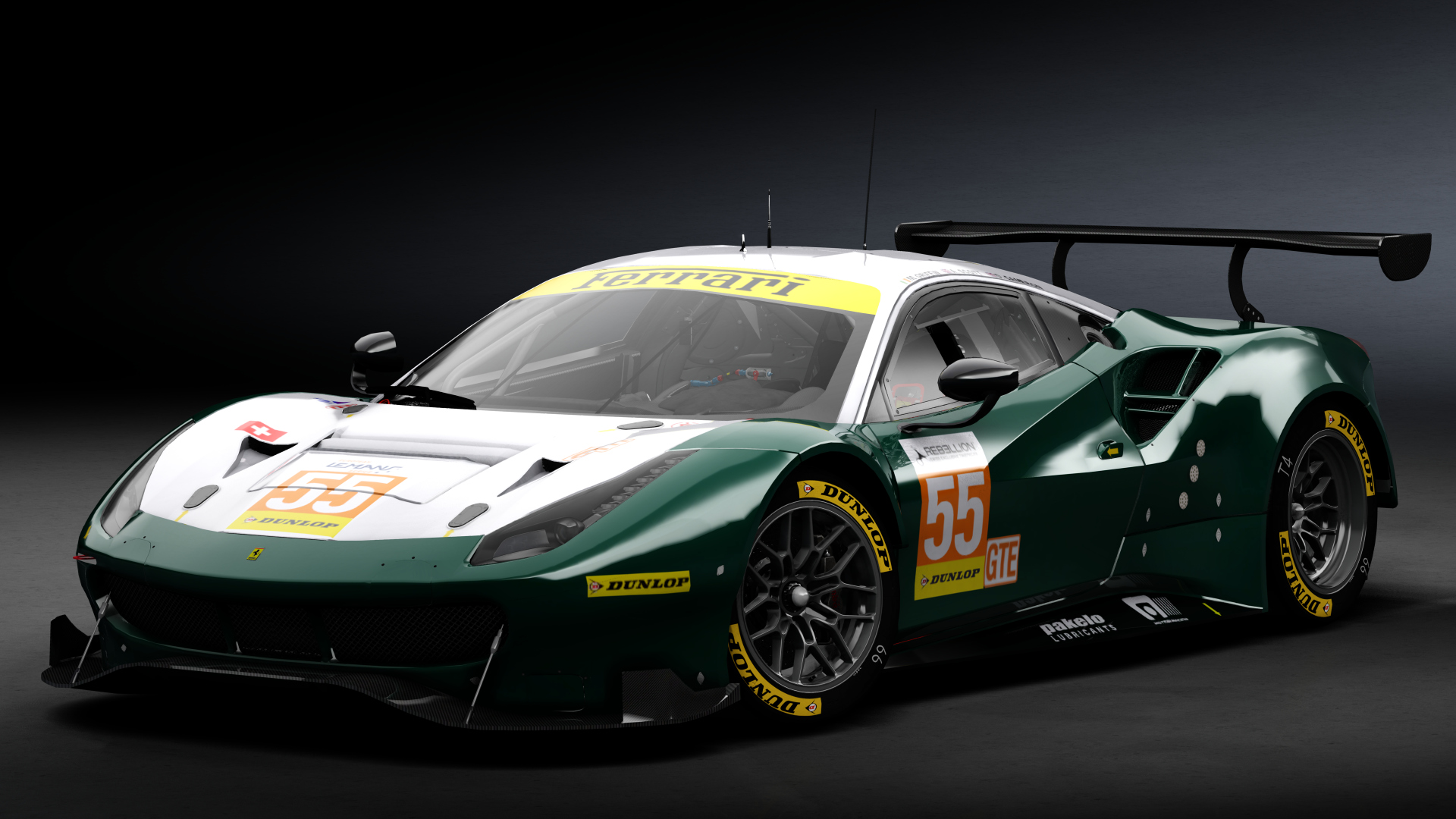 2018 Ferrari 488 GTE Evo [Michelotto], skin 2019 #55 Spirit of Race ELMS