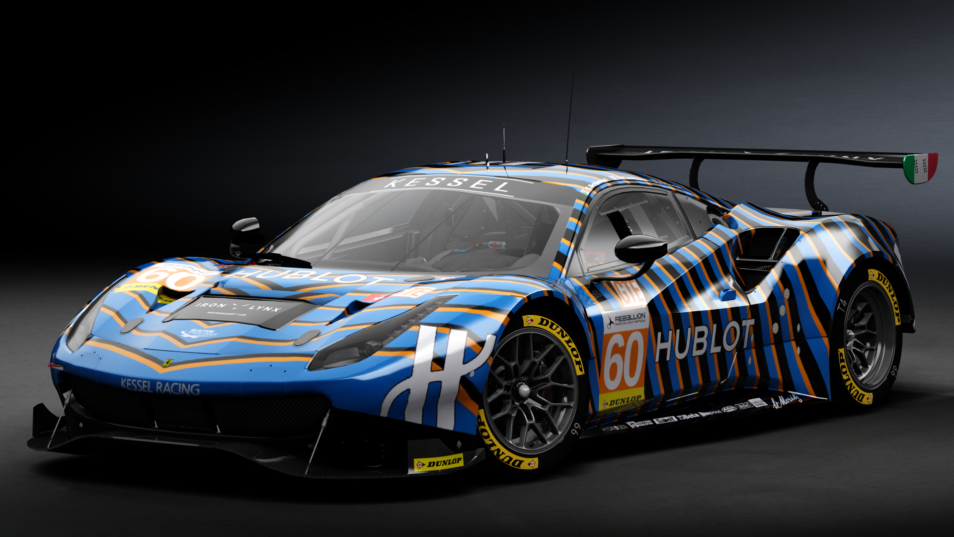 2018 Ferrari 488 GTE Evo [Michelotto], skin 2019 #60 Kessel Racing ELMS