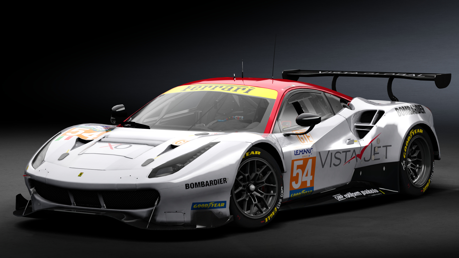 2018 Ferrari 488 GTE Evo [Michelotto], skin 2020 #54 AF Corse ELMS