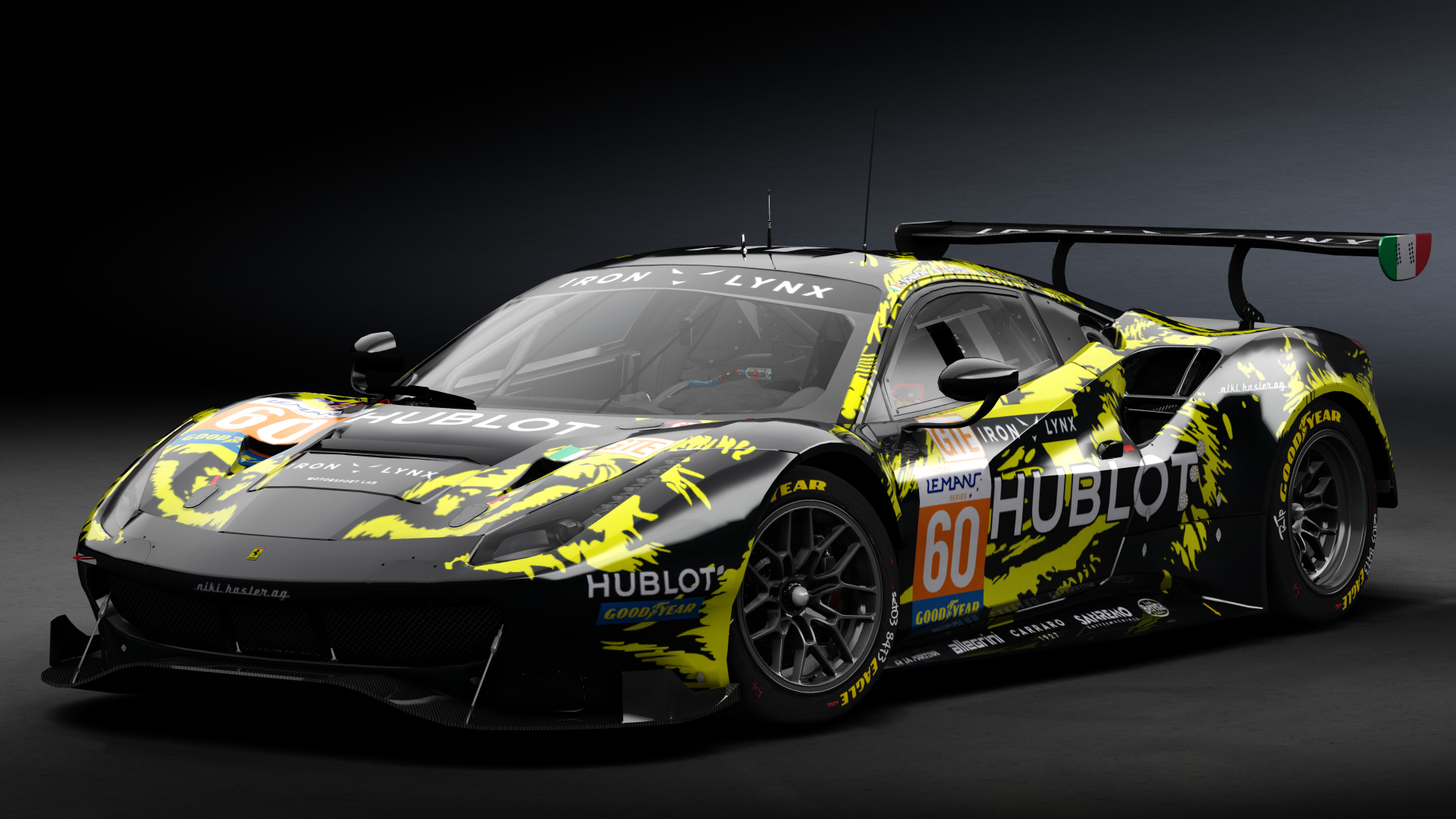 2018 Ferrari 488 GTE Evo [Michelotto], skin 2020 #60 Iron Lynx ELMS