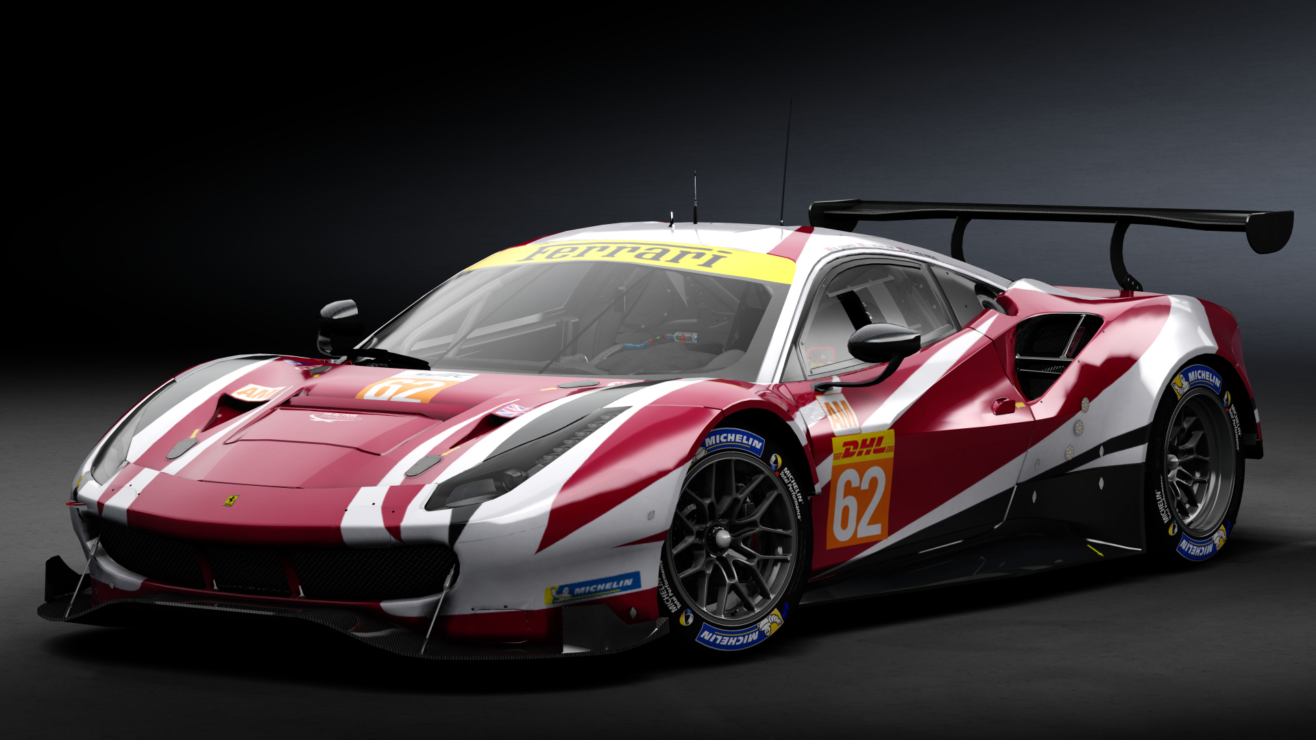 2018 Ferrari 488 GTE Evo [Michelotto], skin 2020 #62 LM Red River Sport WEC