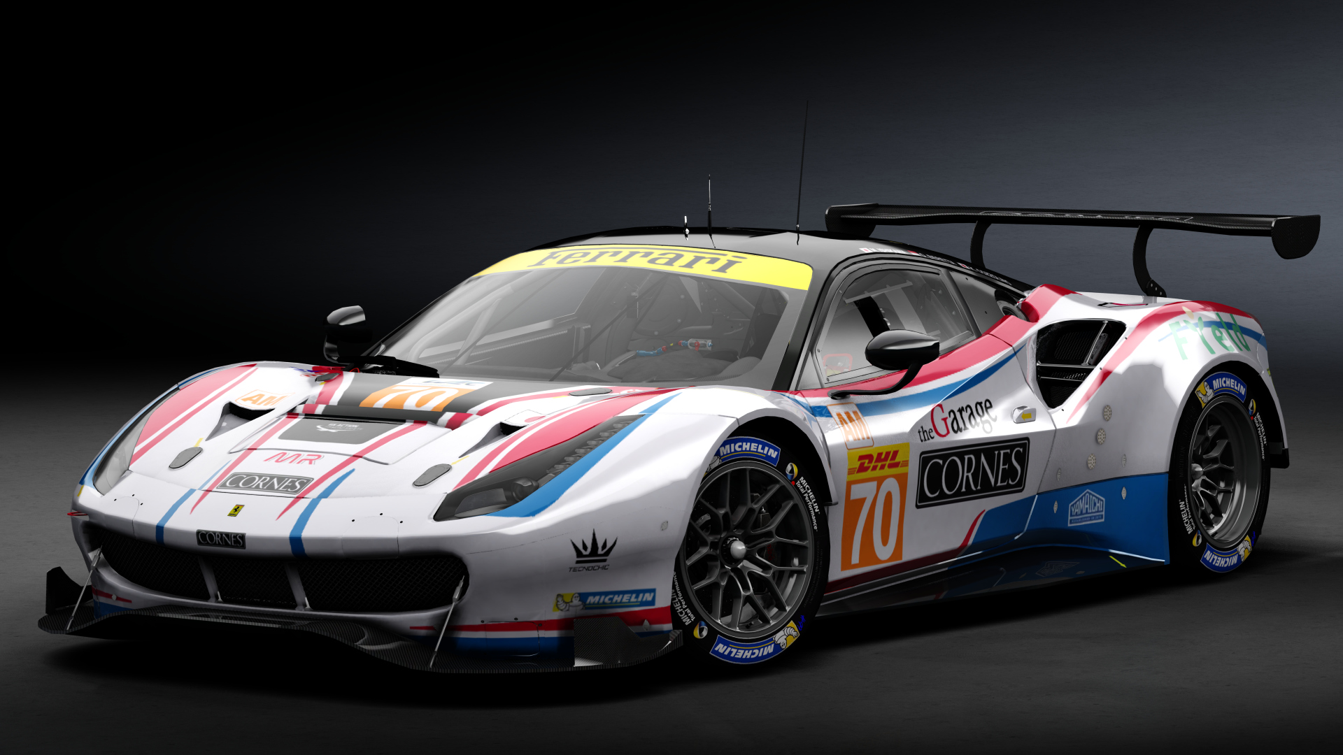 2018 Ferrari 488 GTE Evo [Michelotto], skin 2020 #70 MR Racing WEC