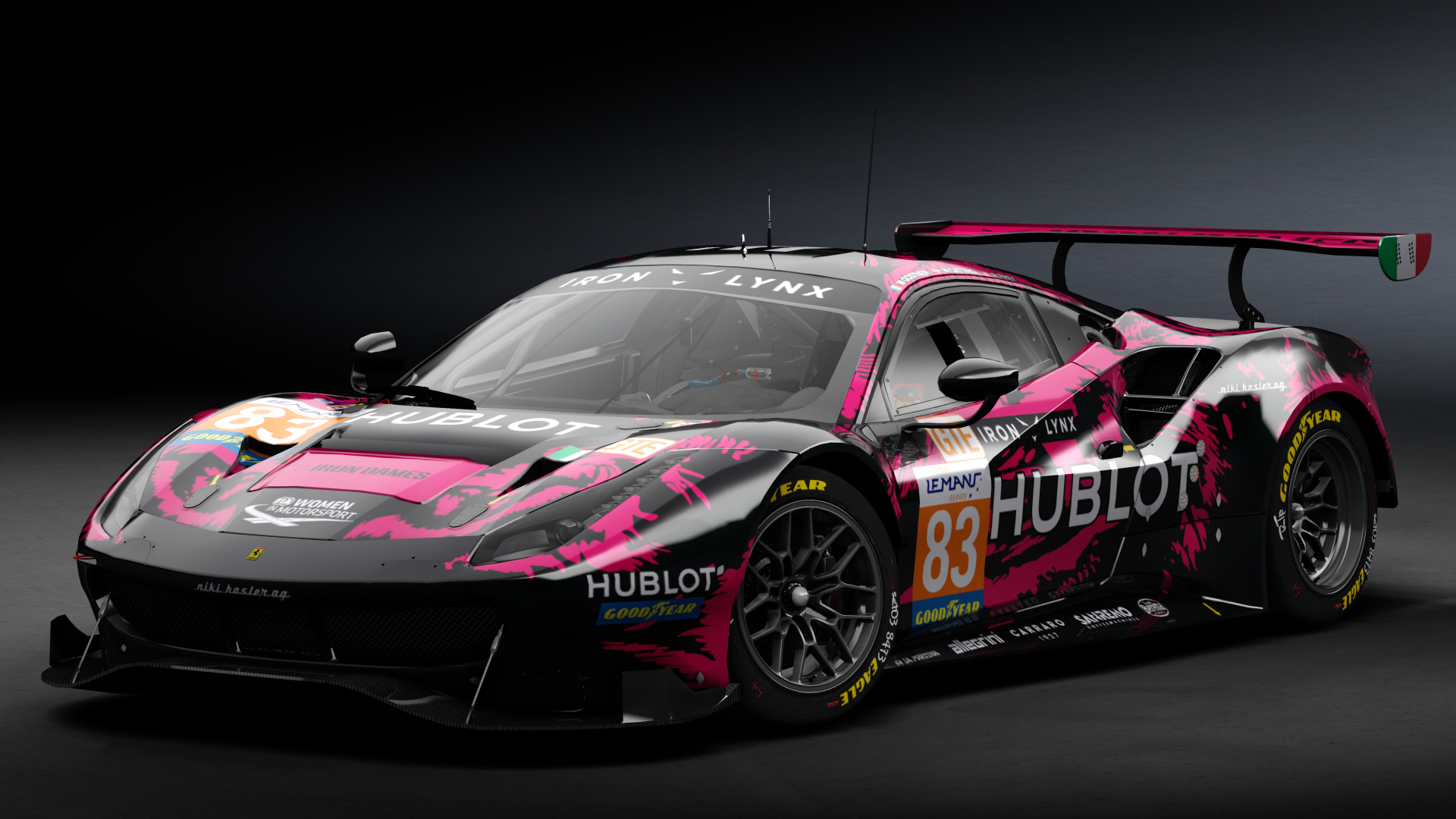 2018 Ferrari 488 GTE Evo [Michelotto], skin 2020 #83 Iron Lynx ELMS