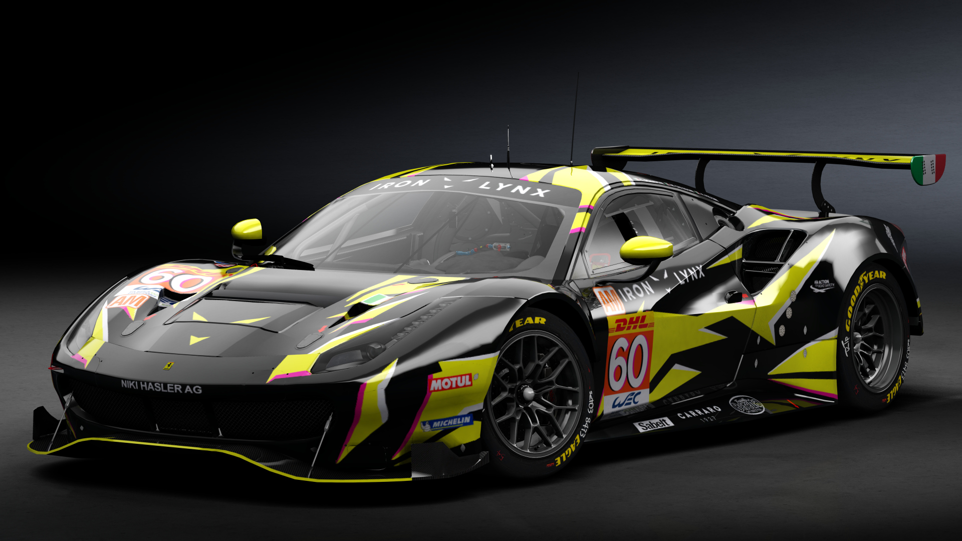 2018 Ferrari 488 GTE Evo [Michelotto], skin 2021 #60 Iron Lynx WEC