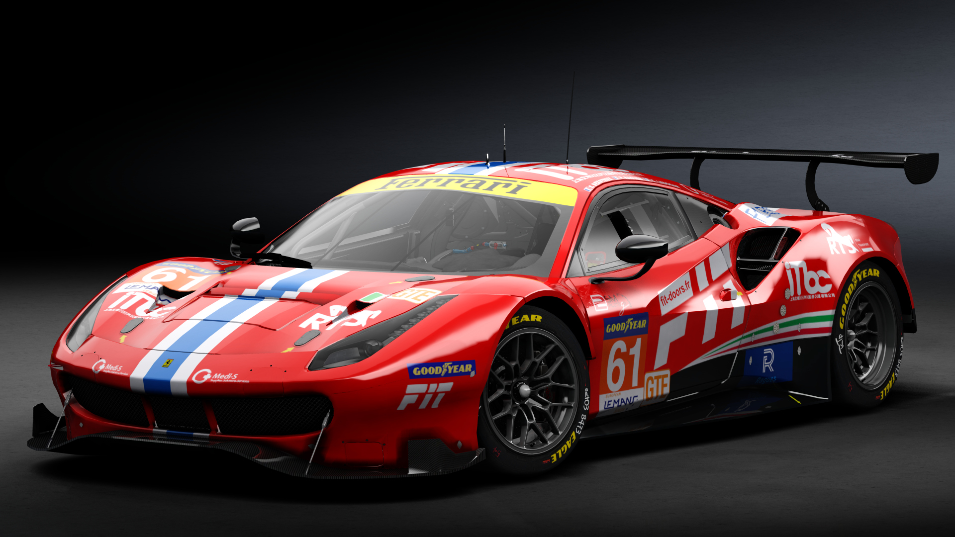 2018 Ferrari 488 GTE Evo [Michelotto], skin 2021 #61 AF Corse ELMS