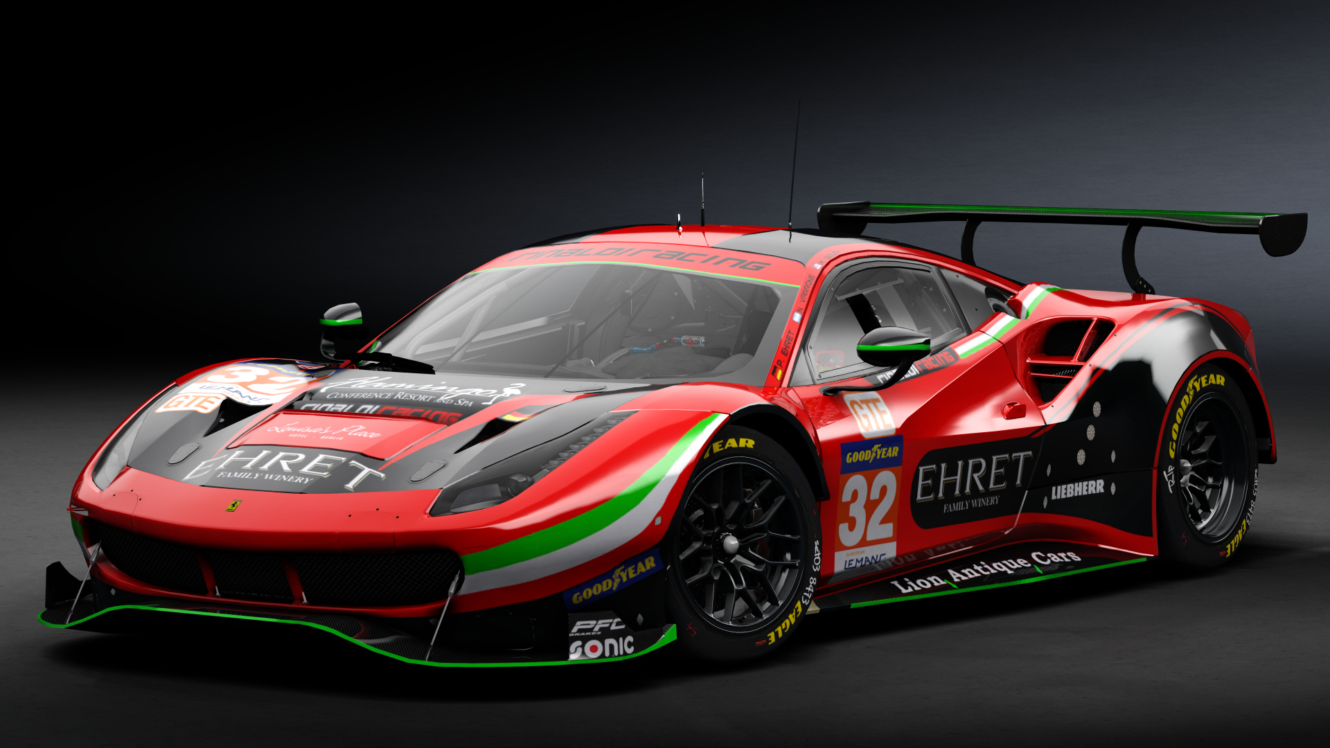 2018 Ferrari 488 GTE Evo [Michelotto], skin 2022 #32 Rinaldi Racing ELMS