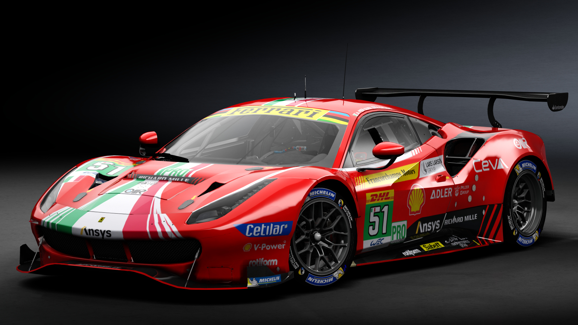 2018 Ferrari 488 GTE Evo [Michelotto], skin 2022 #51 AF Corse WEC