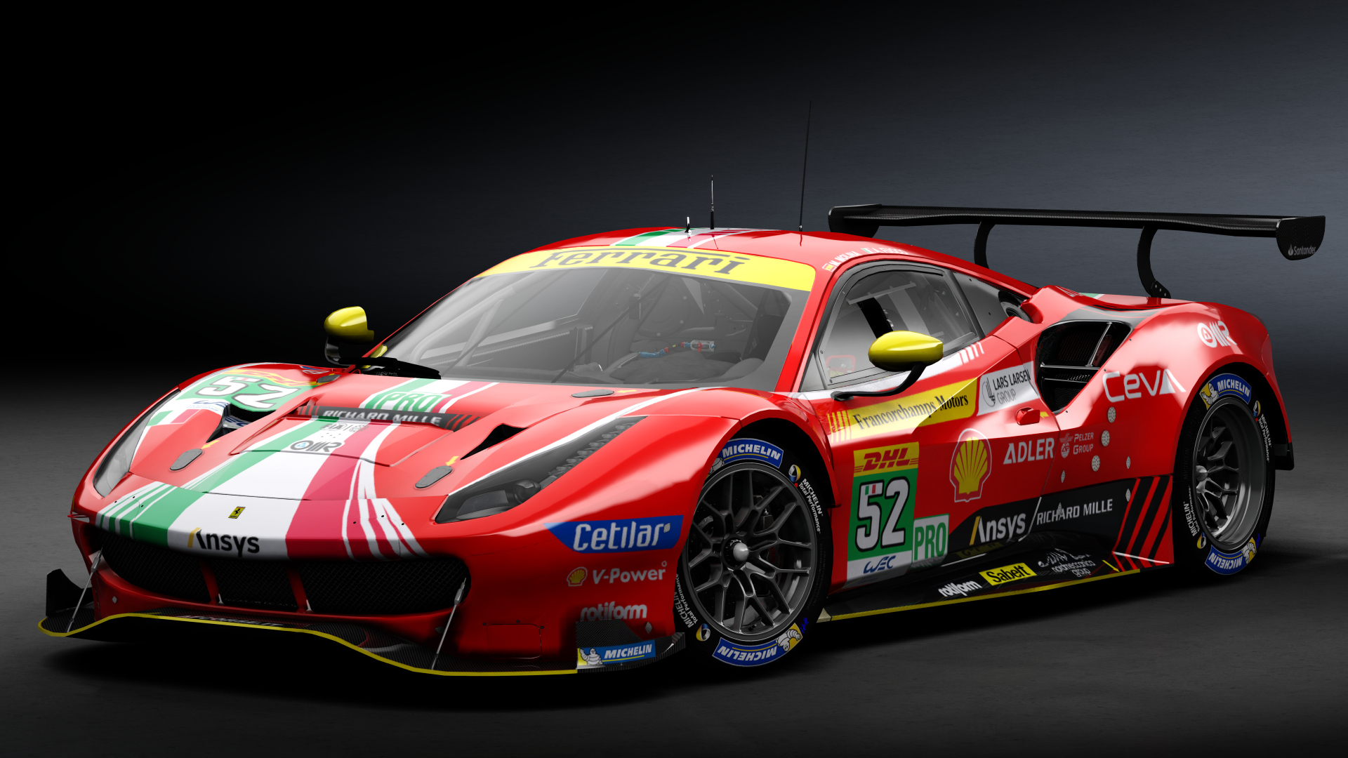 2018 Ferrari 488 GTE Evo [Michelotto], skin 2022 #52 AF Corse WEC