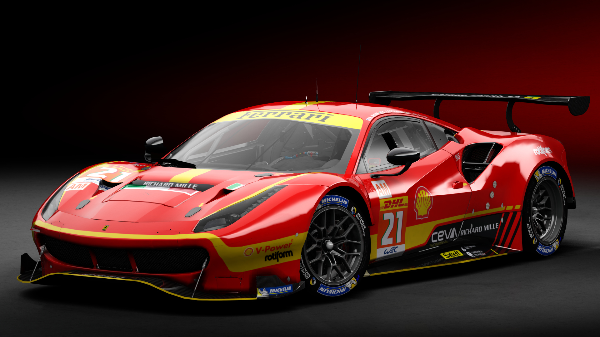 2018 Ferrari 488 GTE Evo [Michelotto], skin 2023 #21 AF Corse WEC