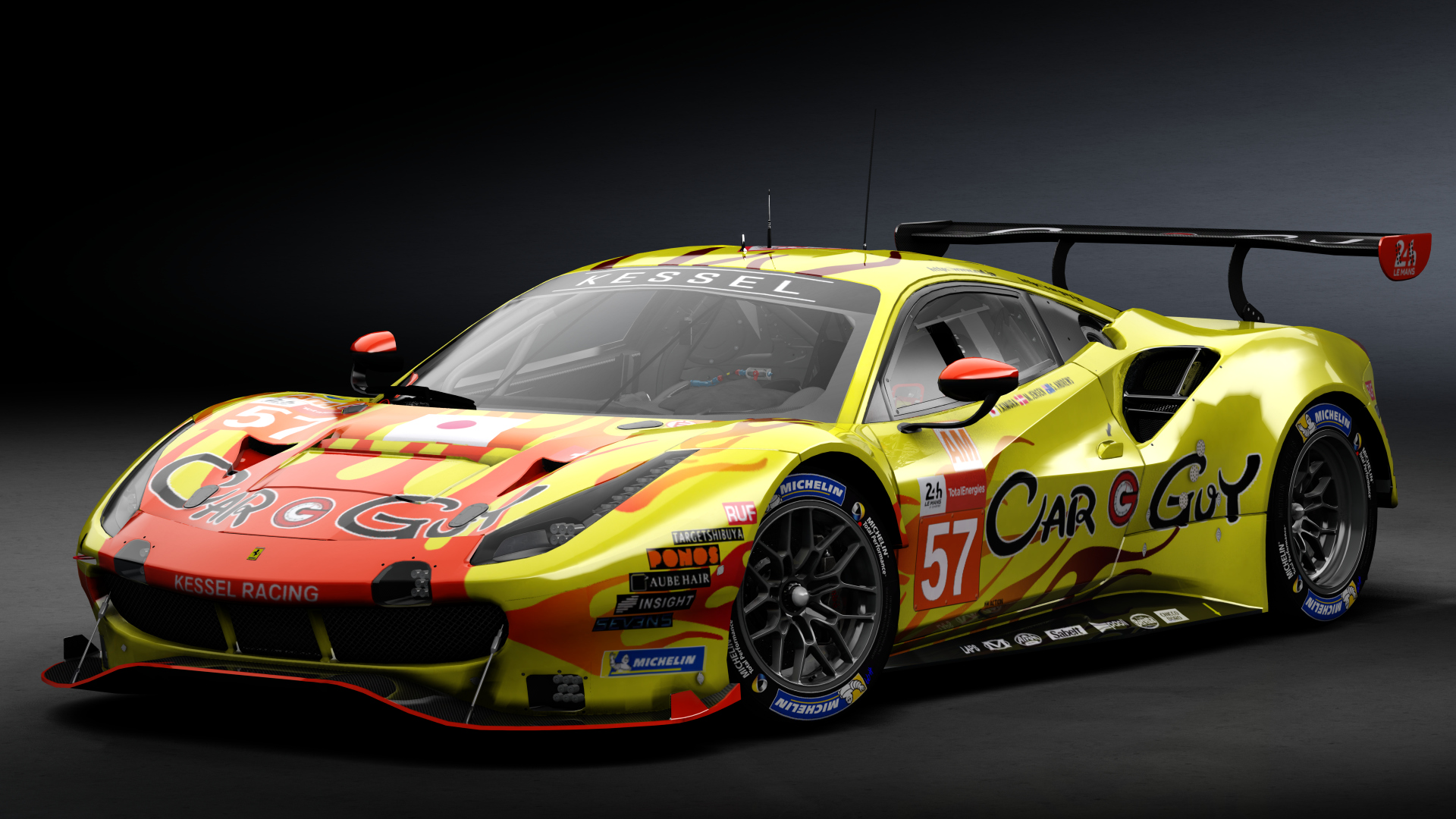 2018 Ferrari 488 GTE Evo Le Mans Spec [Michelotto], skin 2021 #57 Kessel Racing LM24