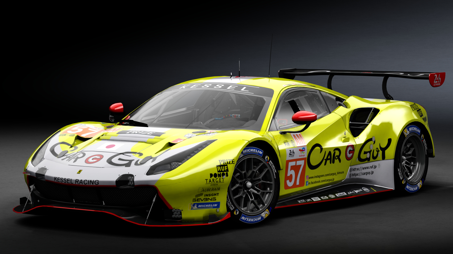 2018 Ferrari 488 GTE Evo Le Mans Spec [Michelotto], skin 2022 #57 Kessel Racing LM24