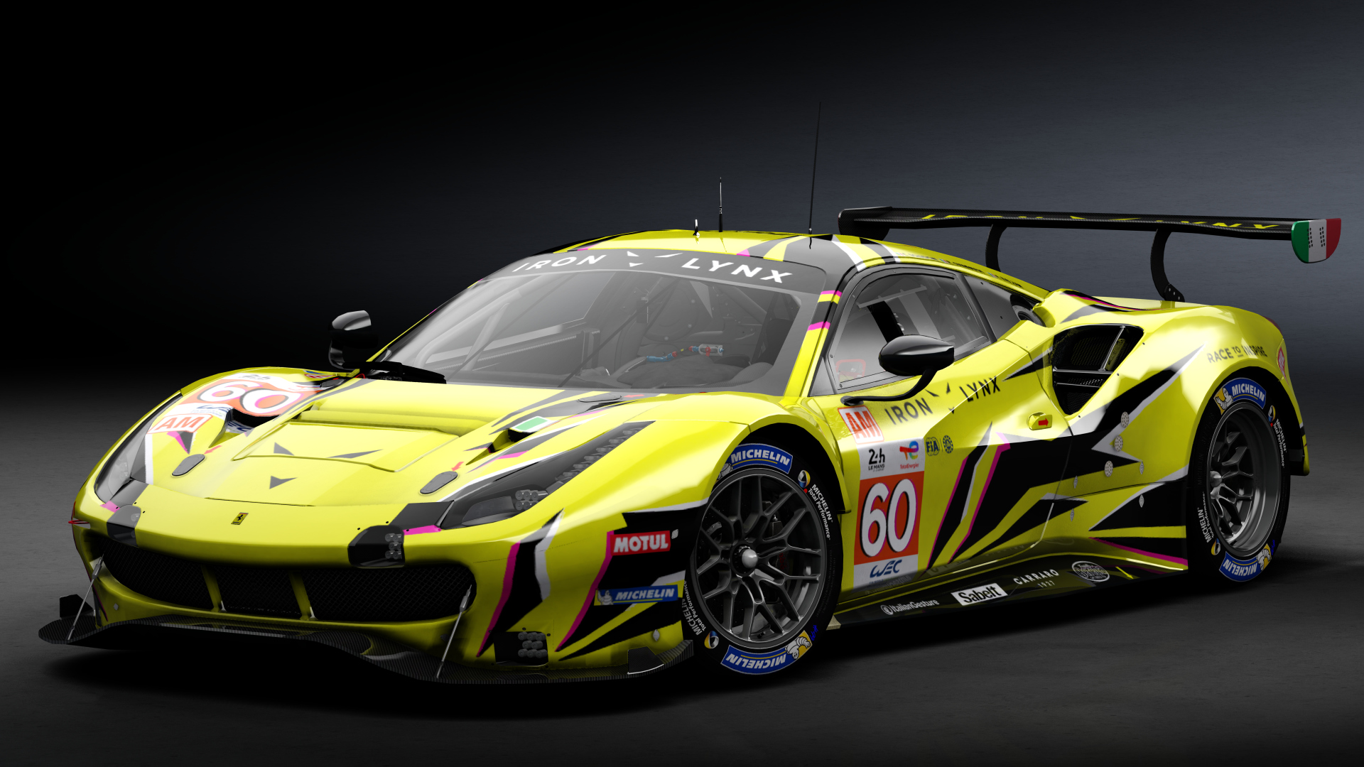 2018 Ferrari 488 GTE Evo Le Mans Spec [Michelotto], skin 2022 #60 Iron Lynx LM24