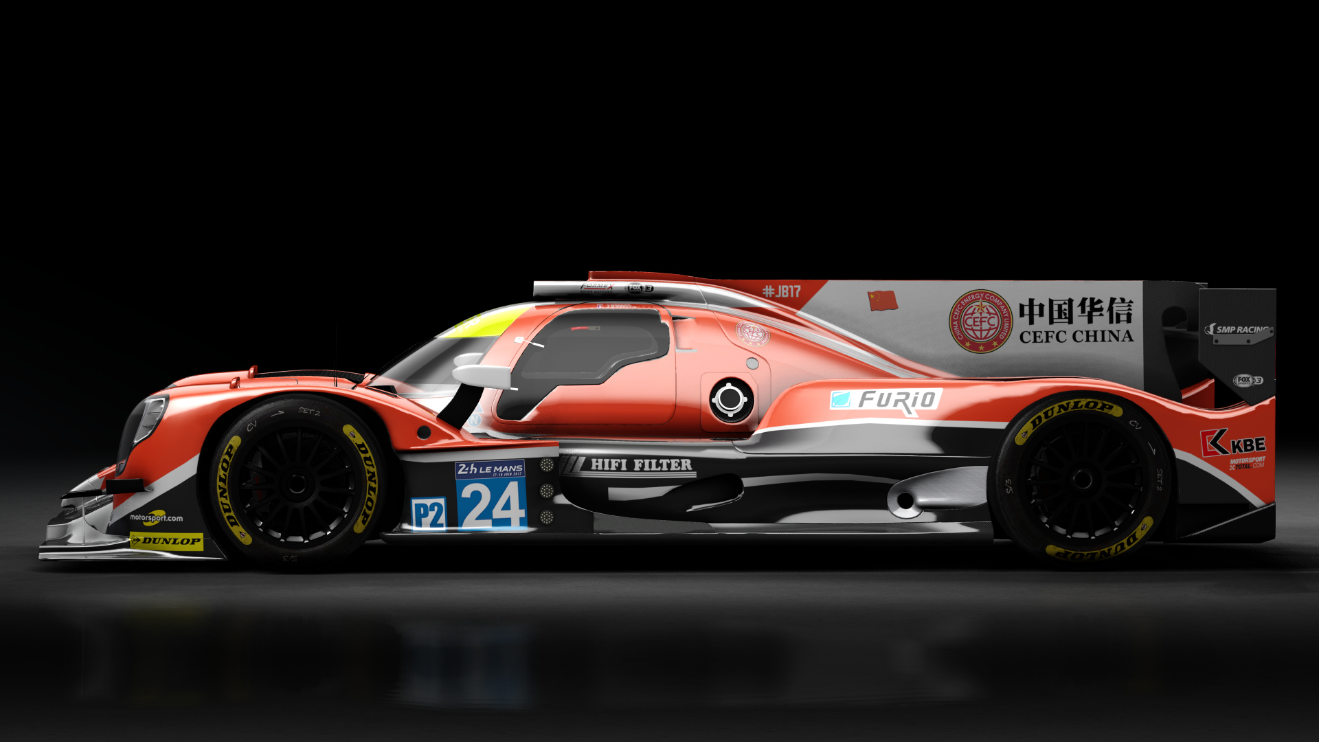 2017 Oreca 07 LMP2, skin 2017 #24 CEFC-Manor Racing LM24