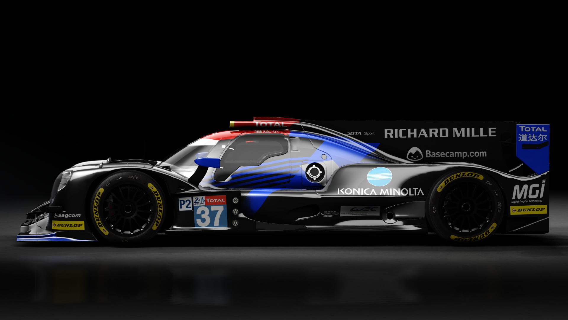 2017 Oreca 07 LMP2, skin 2019 #37 Jackie Chan DC Racing LM24