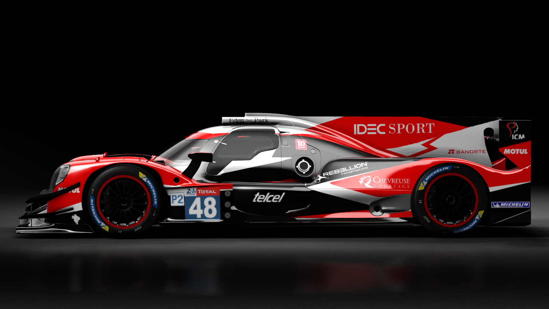 2017 Oreca 07 LMP2, skin 2019 #48 Idec Sport LM24