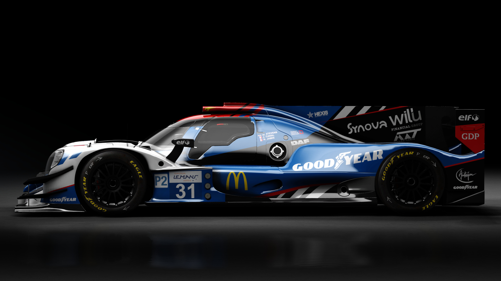 2017 Oreca 07 LMP2, skin 2020 #31 Panis Racing ELMS