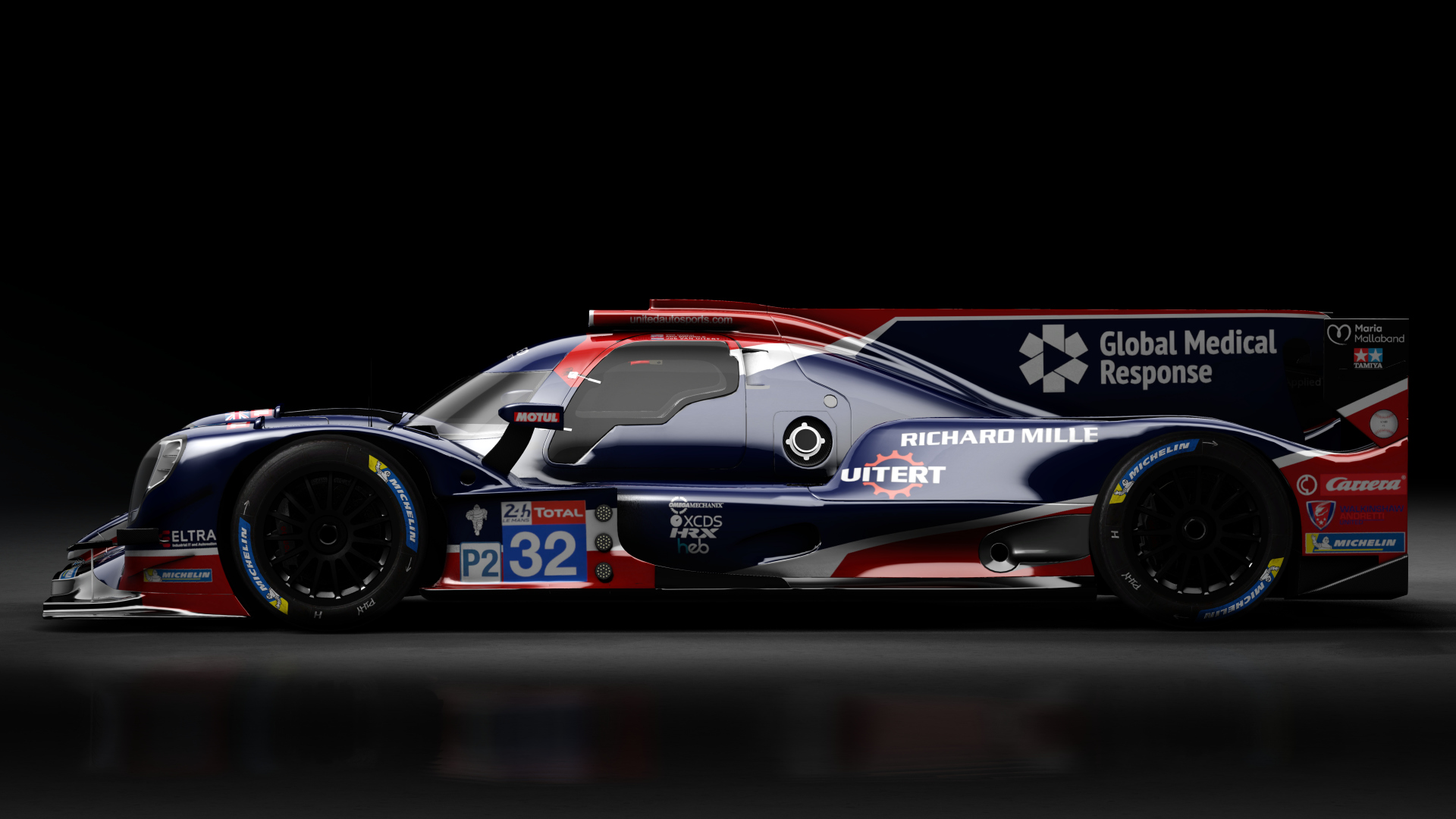 2017 Oreca 07 LMP2, skin 2020 #32 United Autosports LM24