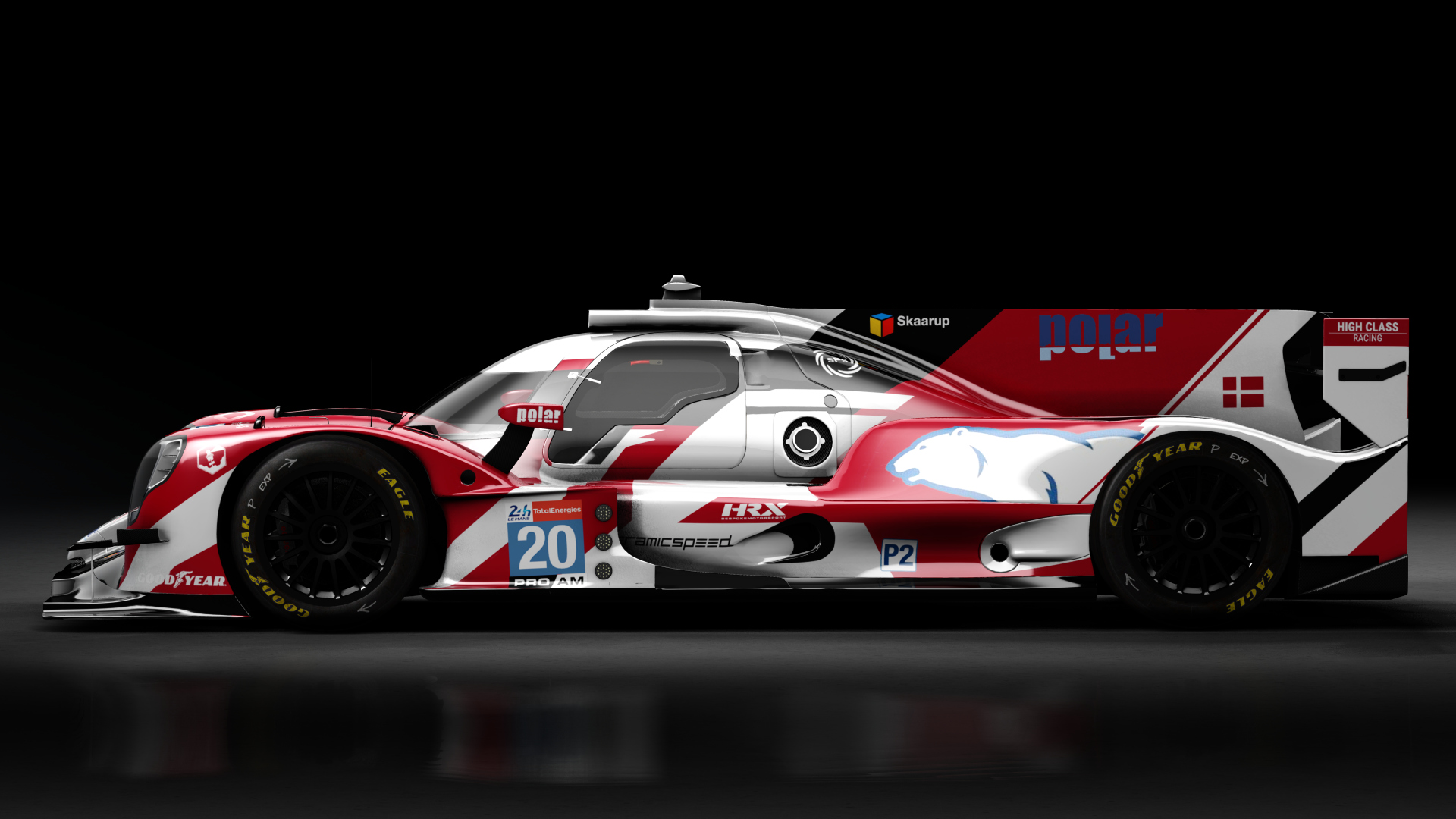 2021 Oreca 07 LMP2, skin 2021 #20 High Class Racing LM24