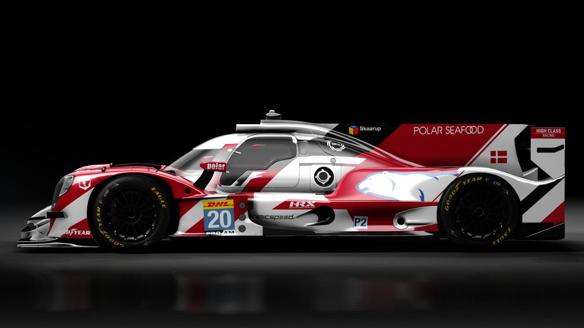 2021 Oreca 07 LMP2, skin 2021 #20 High Class Racing WEC