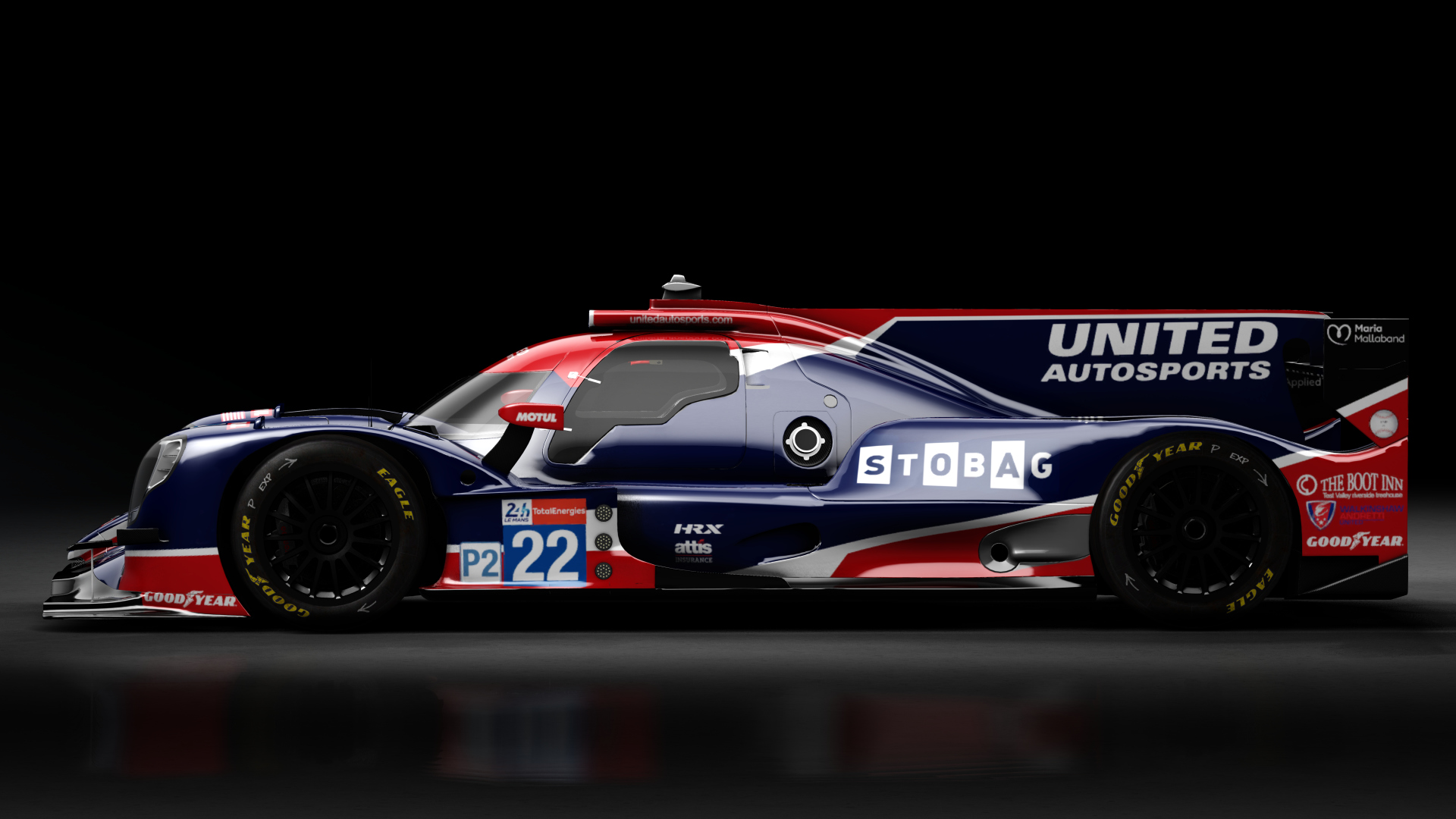 2021 Oreca 07 LMP2, skin 2021 #22 United Autosport LM24