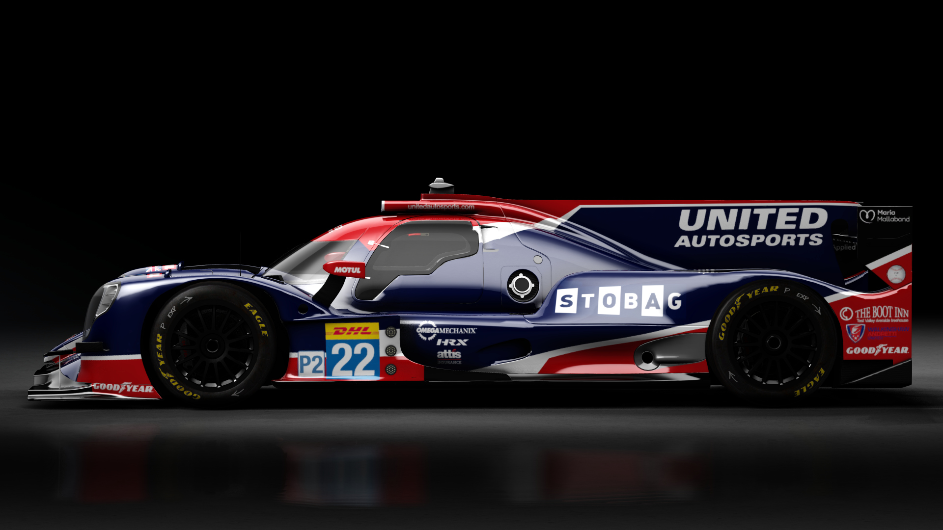 2021 Oreca 07 LMP2, skin 2021 #22 United Autosport WEC