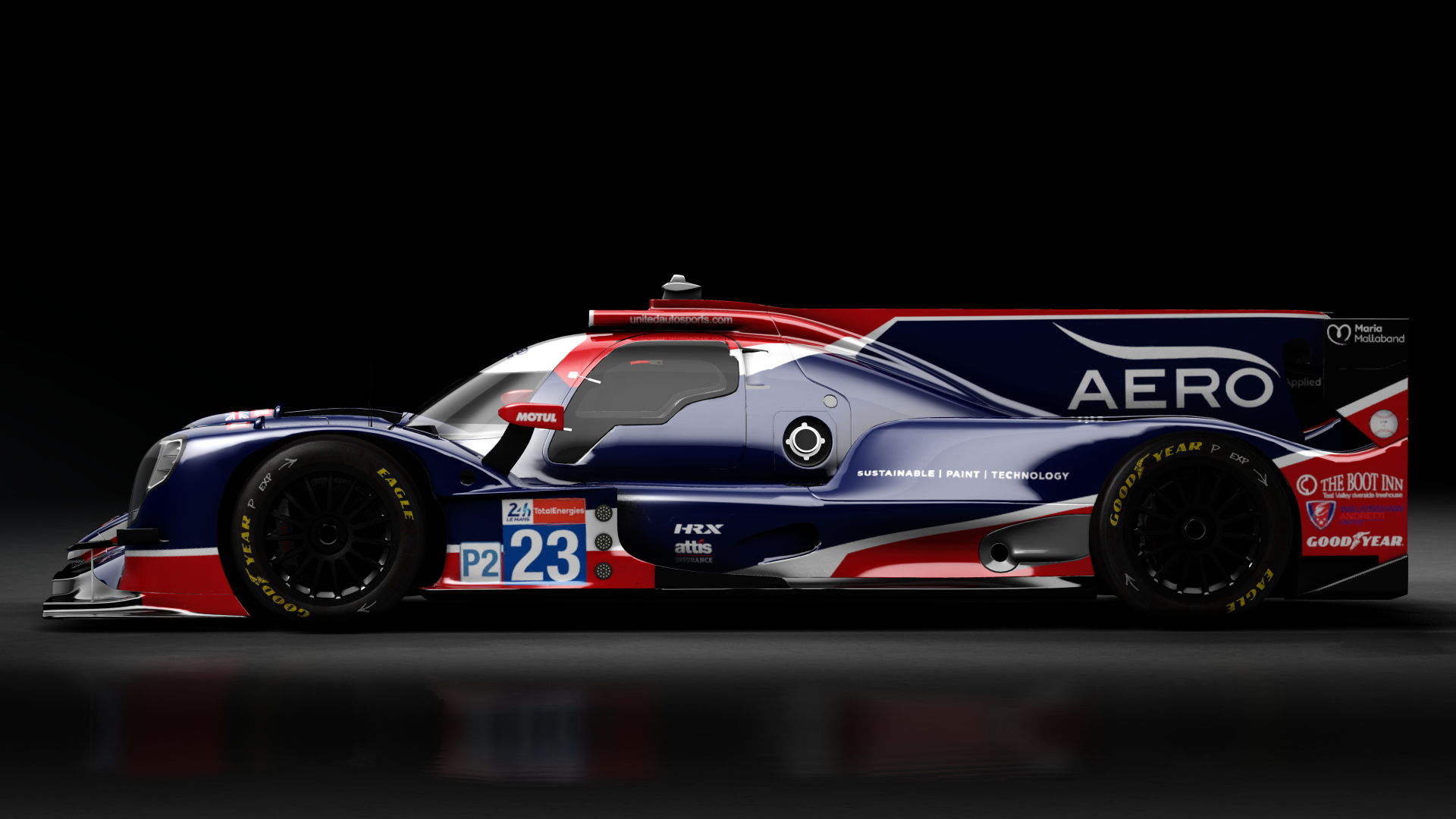 2021 Oreca 07 LMP2, skin 2021 #23 United Autosport LM24