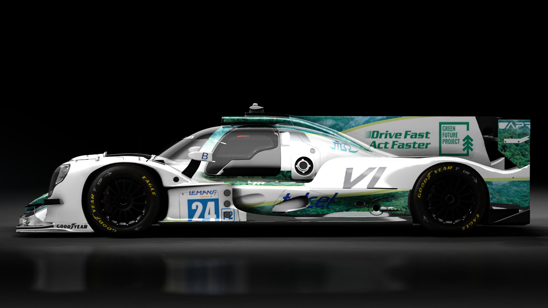 2021 Oreca 07 LMP2, skin 2021 #24 Algarve Pro Racing ELMS