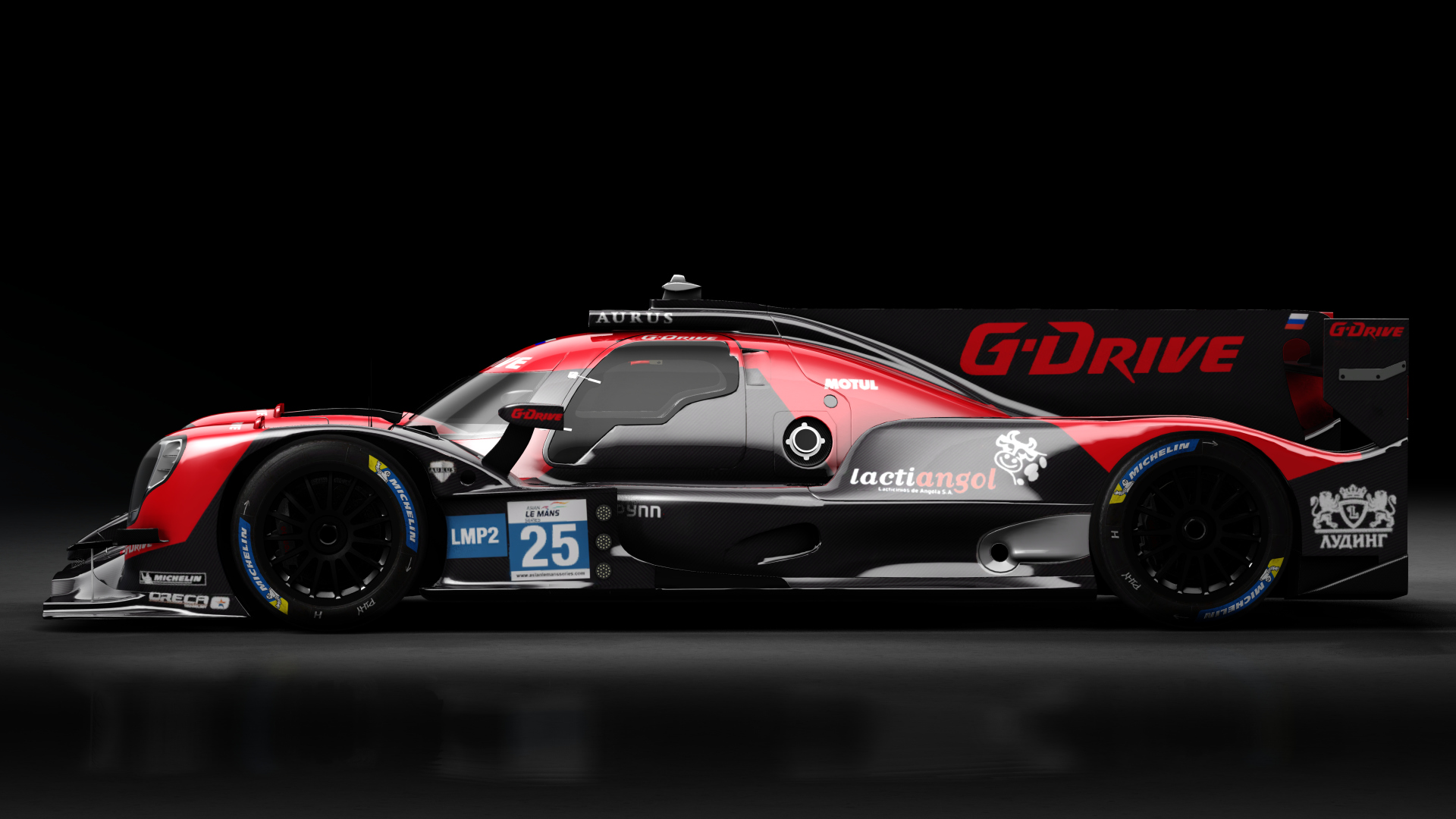 2021 Oreca 07 LMP2, skin 2021 #25 G-Drive Racing AsLMS