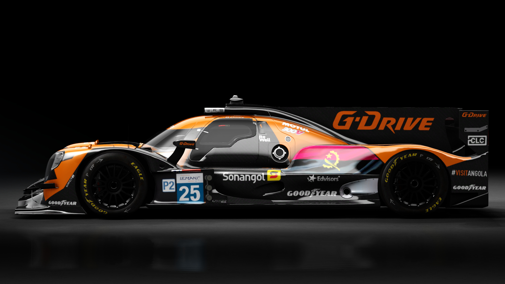 2021 Oreca 07 LMP2, skin 2021 #25 G-Drive Racing ELMS