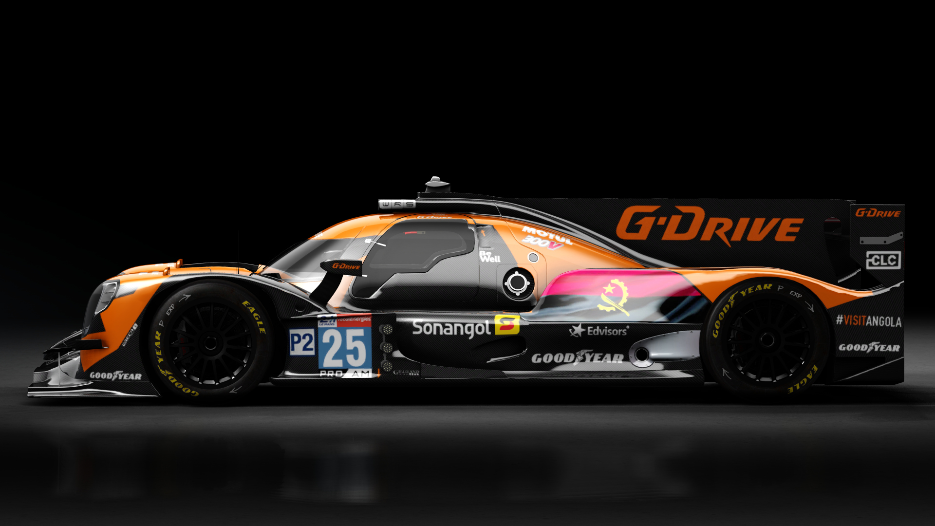 2021 Oreca 07 LMP2, skin 2021 #25 G-Drive Racing LM24