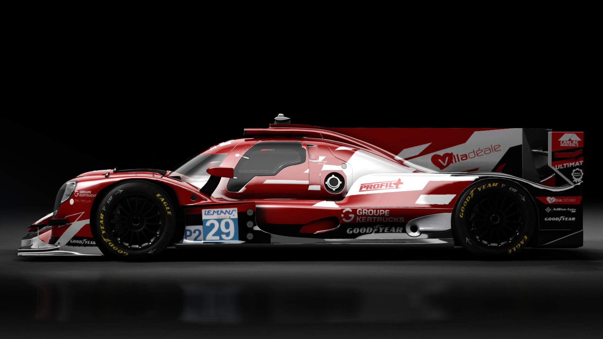 2021 Oreca 07 LMP2, skin 2021 #29 Team Ultimate ELMS