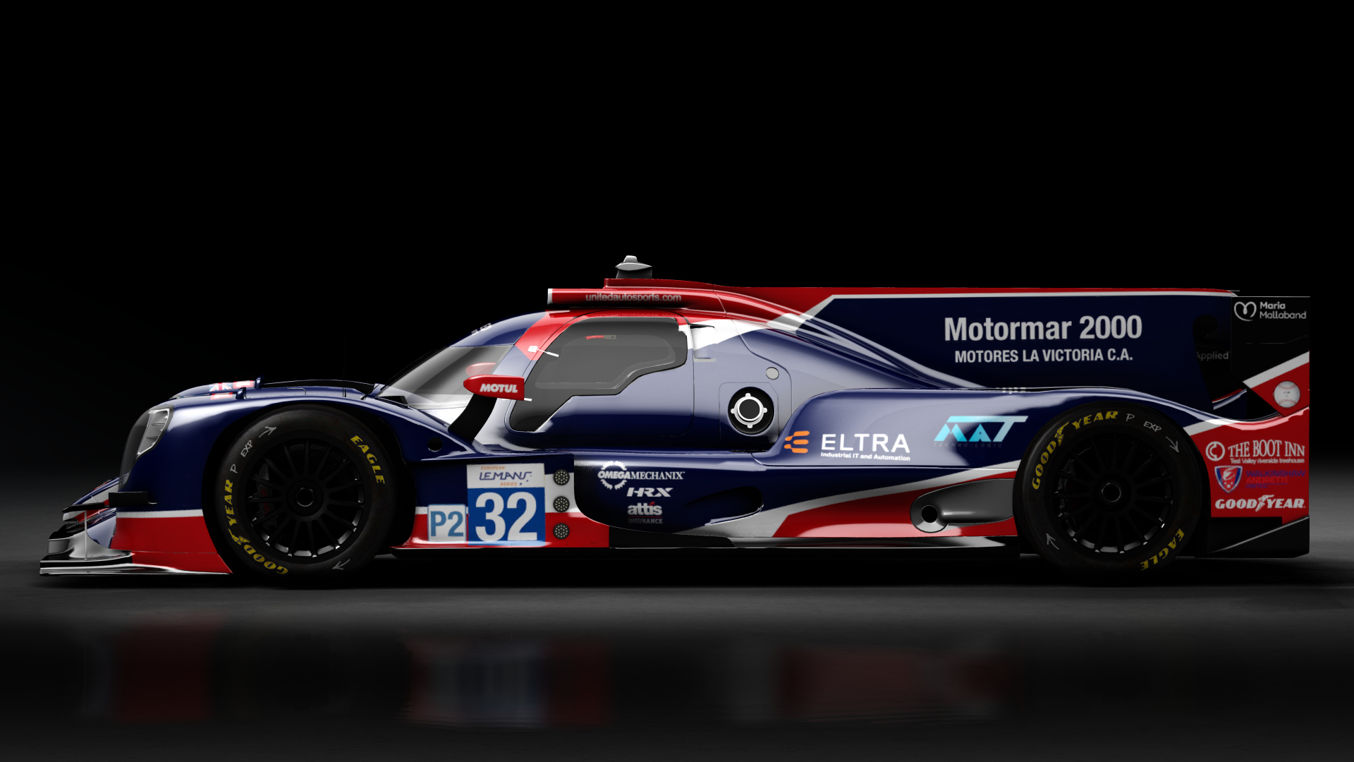 2021 Oreca 07 LMP2, skin 2021 #32 United Autosport ELMS