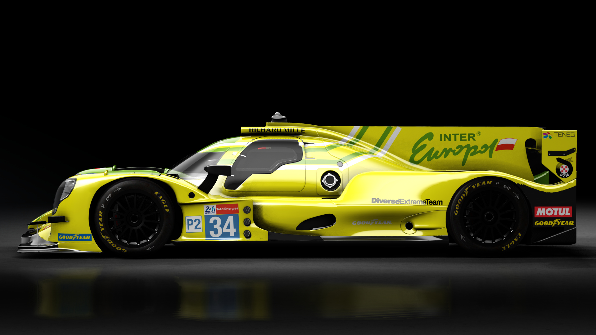 2021 Oreca 07 LMP2, skin 2021 #34 Inter Europol Competition LM24