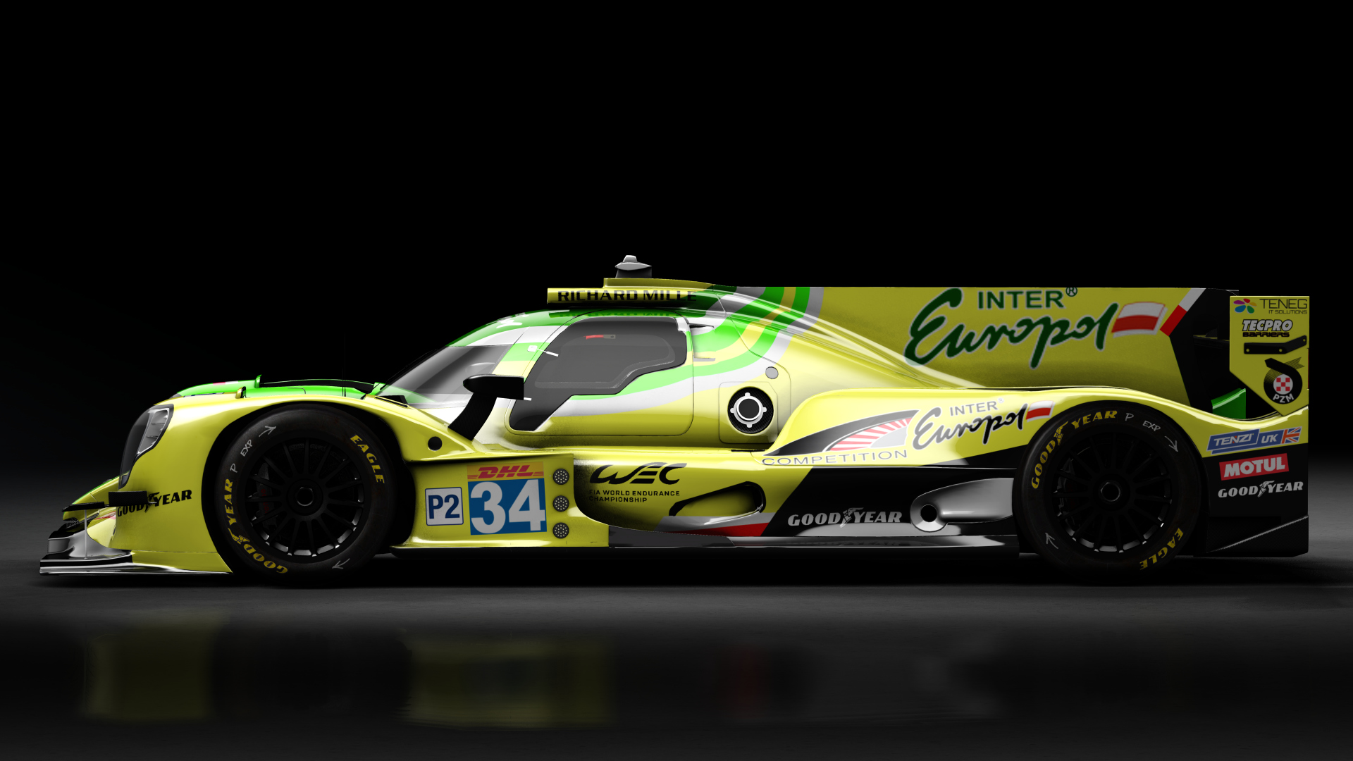 2021 Oreca 07 LMP2, skin 2021 #34 Inter Europol Competition SPA WEC