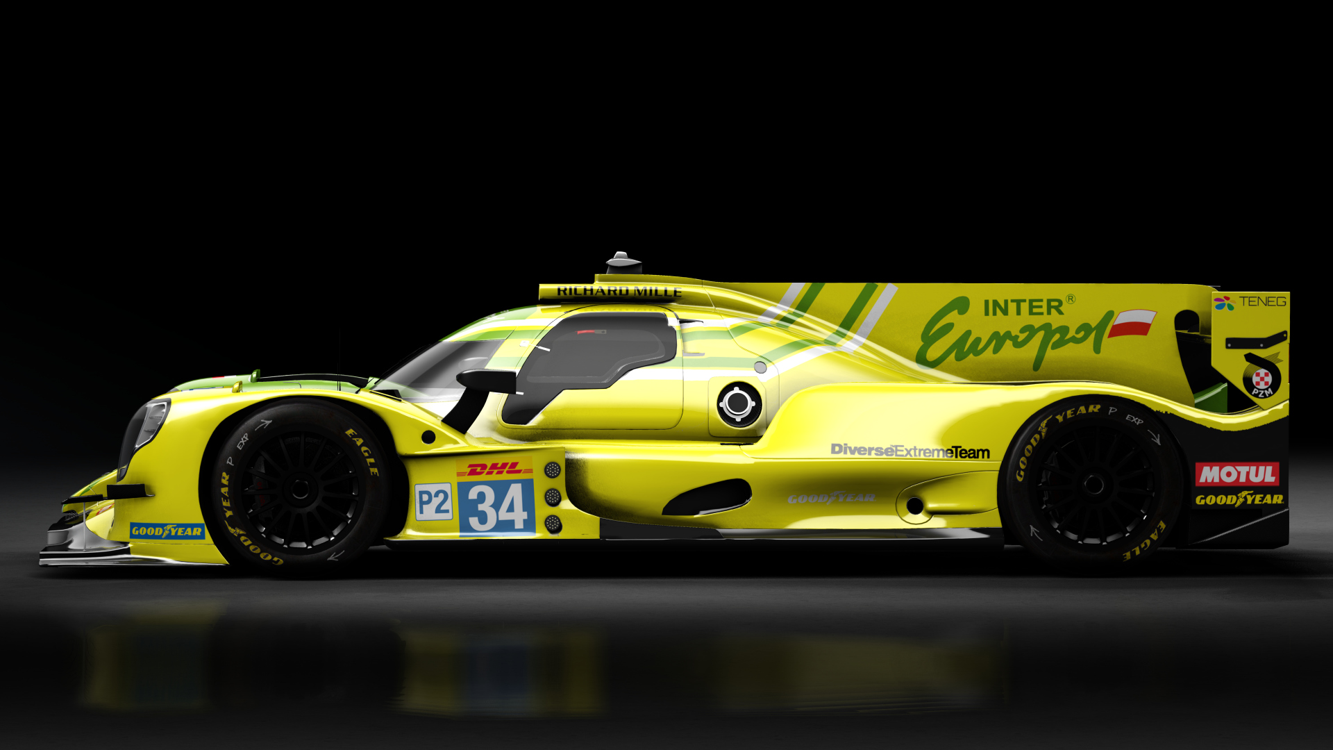 2021 Oreca 07 LMP2, skin 2021 #34 Inter Europol Competition WEC-1