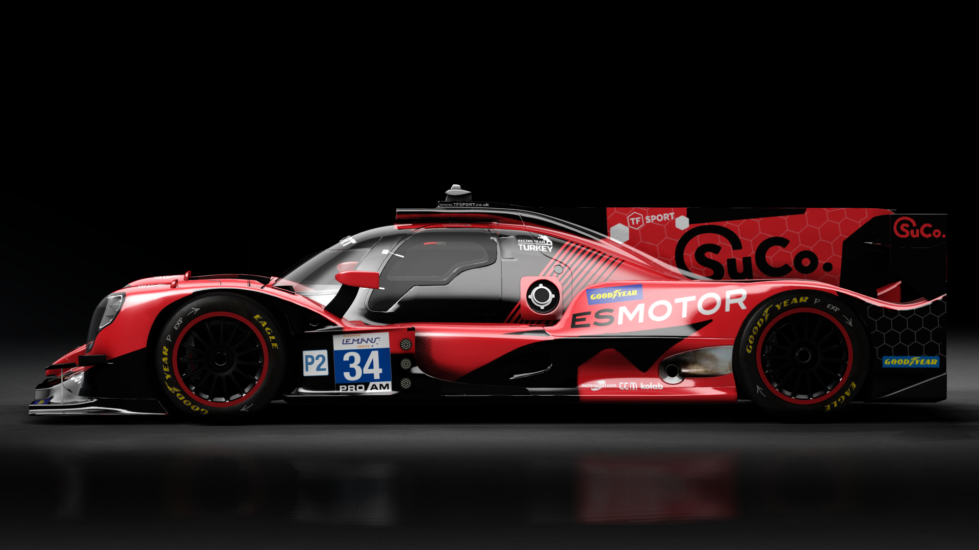 2021 Oreca 07 LMP2, skin 2021 #34 Racing Team Turkey Cerberus ELMS