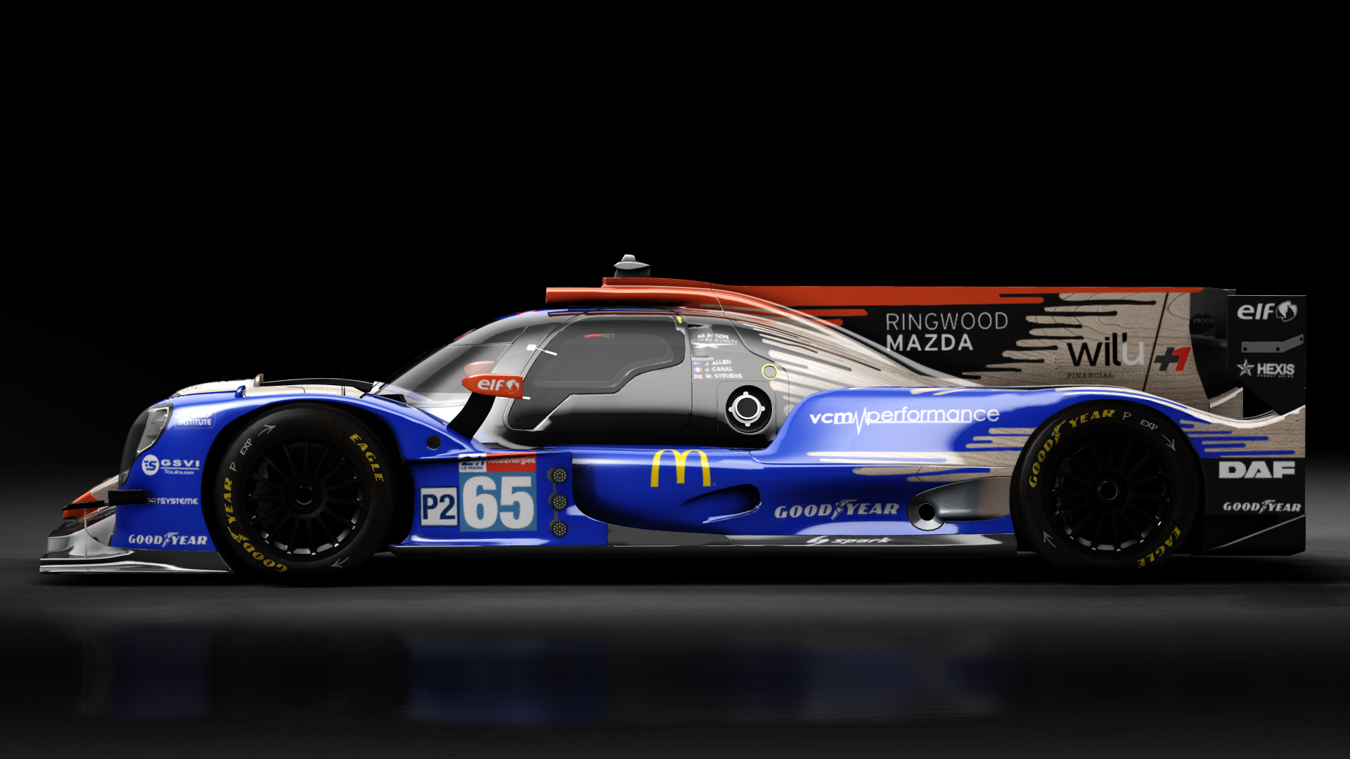 2021 Oreca 07 LMP2, skin 2021 #65 Panis Racing LM24