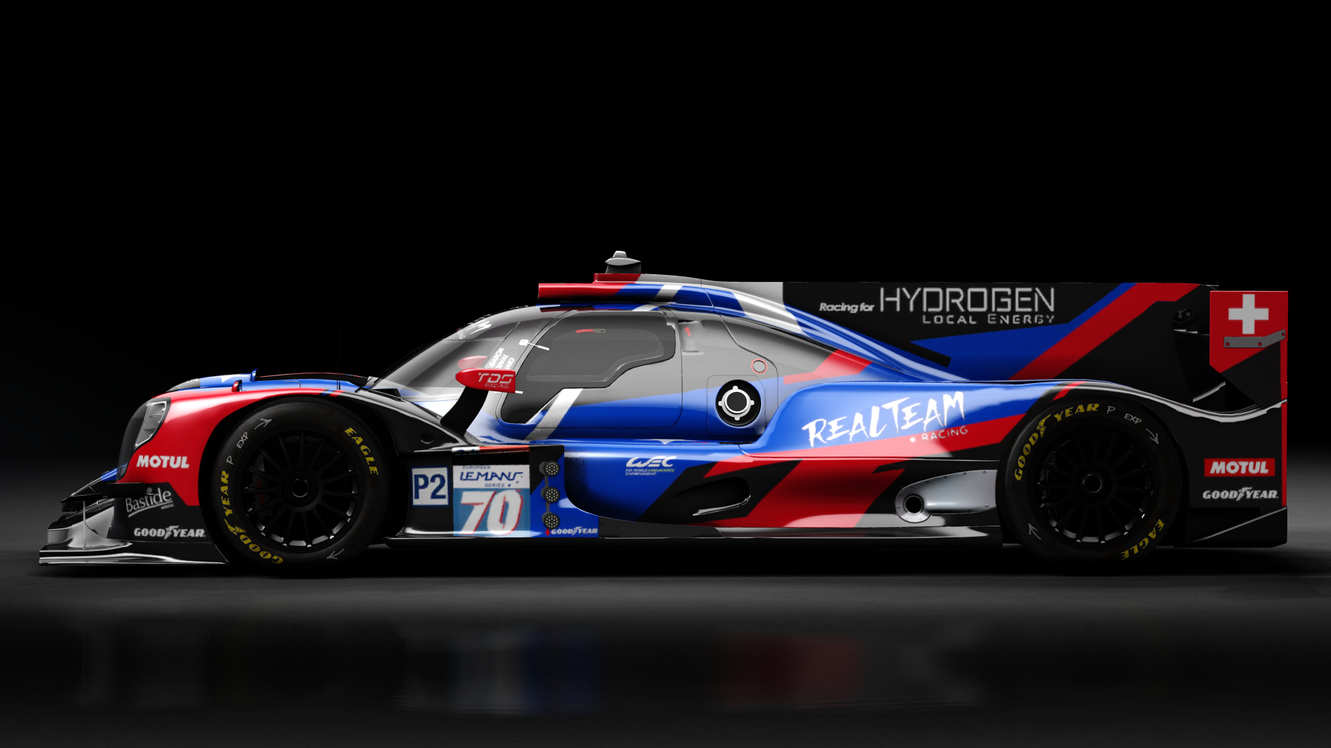 2021 Oreca 07 LMP2, skin 2021 #70 Real Team Racing ELMS