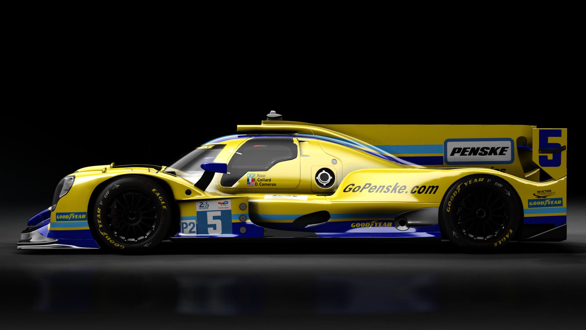 2022 Oreca 07 LMP2, skin 2022 #05 Team Penske LM24