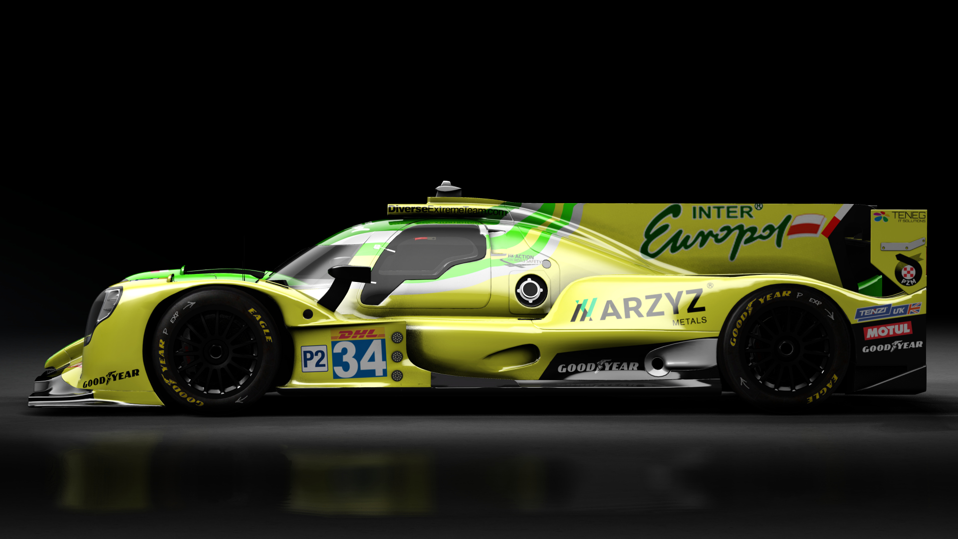 2022 Oreca 07 LMP2, skin 2022 #34 Inter Europol Competition WEC-1