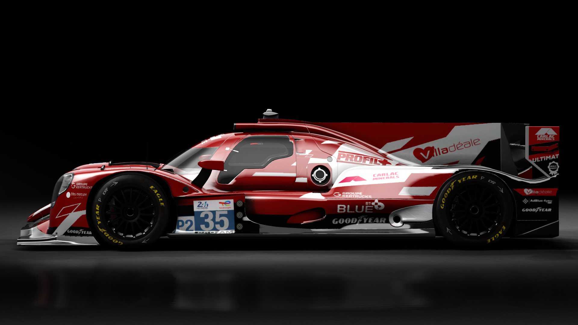 2022 Oreca 07 LMP2, skin 2022 #35 Team Ultimate LM24