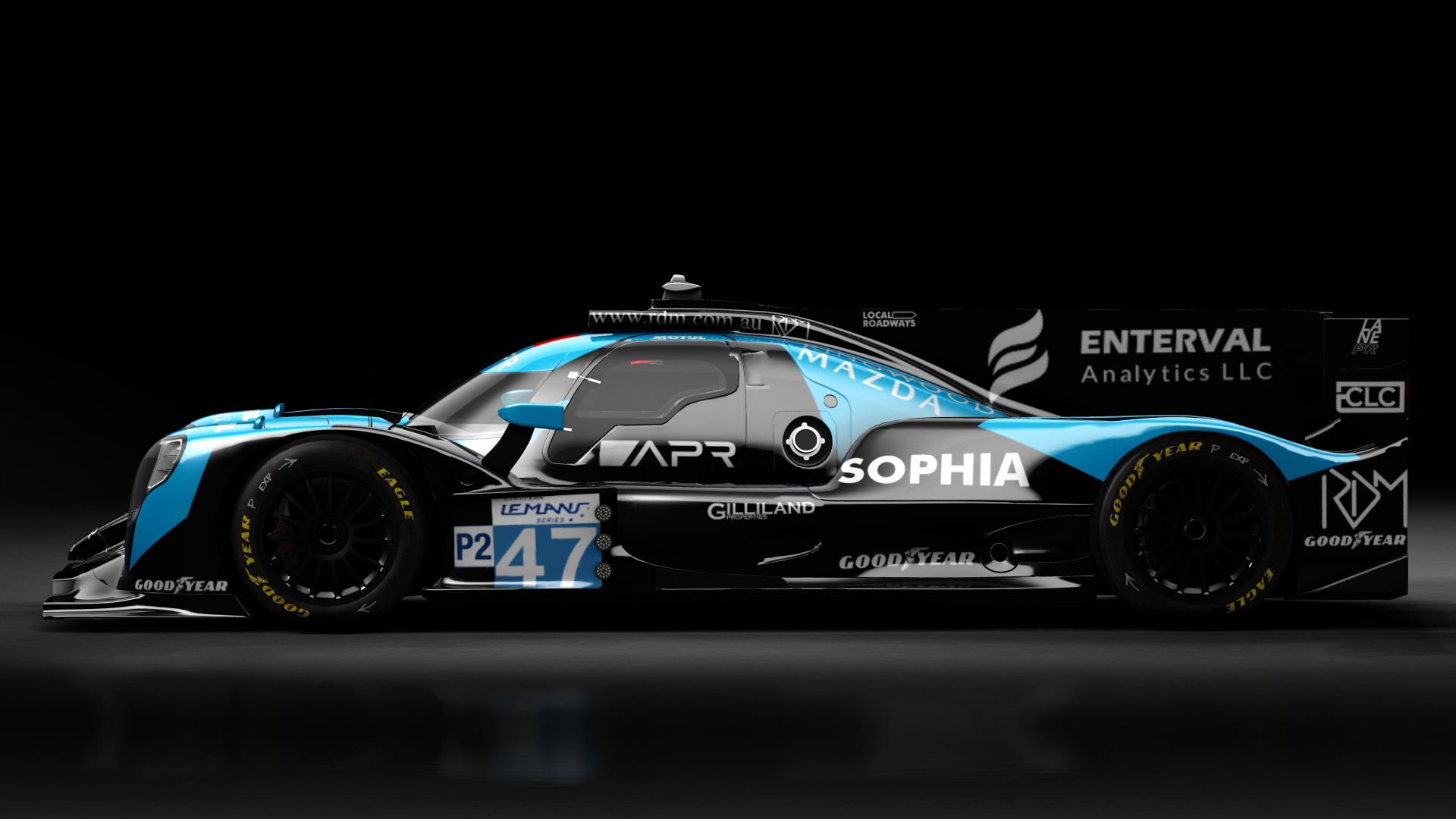 2022 Oreca 07 LMP2, skin 2022 #47 Algarve Pro Racing ELMS