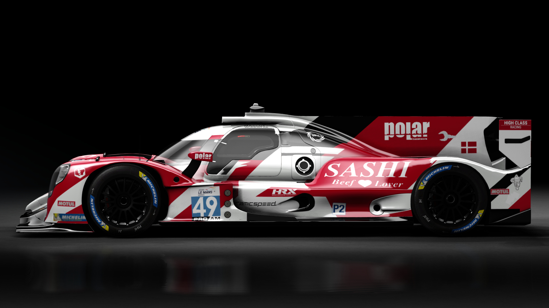 2022 Oreca 07 LMP2, skin 2022 #49 High Class Racing AsLMS