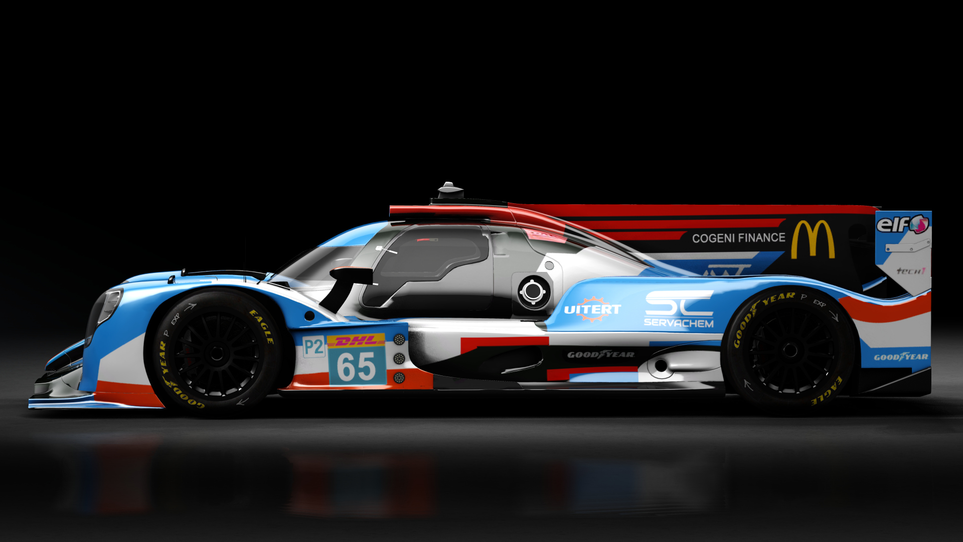 2022 Oreca 07 LMP2, skin 2022 #65 Panis Racing ELMS