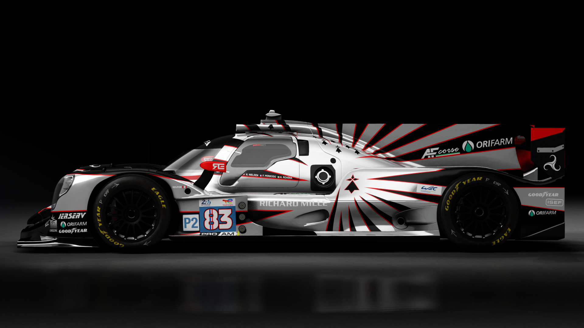 2022 Oreca 07 LMP2, skin 2022 #83 AFCorse LM24