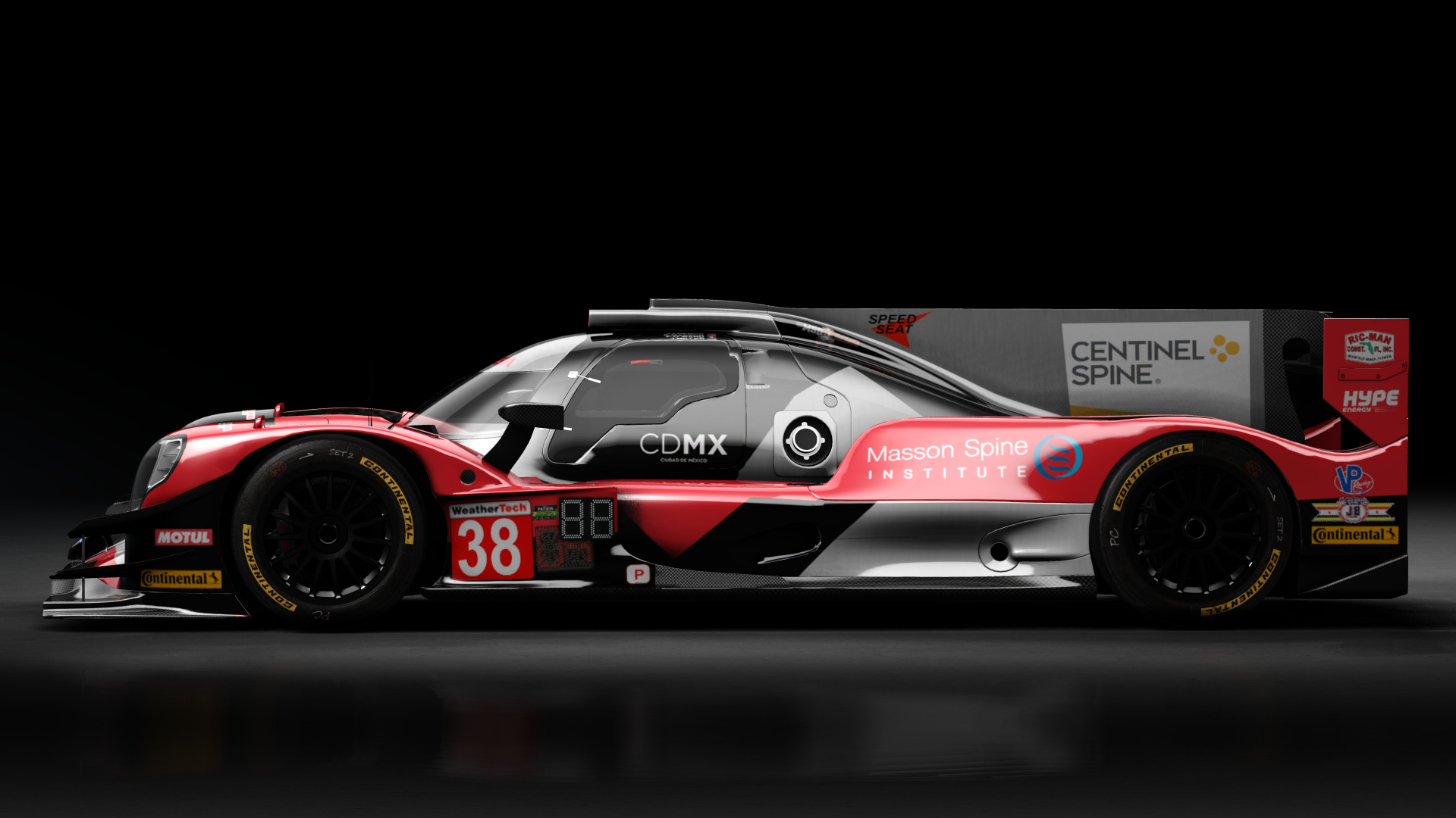 Oreca 07 LMP2 IMSA, skin 2018 #38 Performance Tech Motorsports IMSA