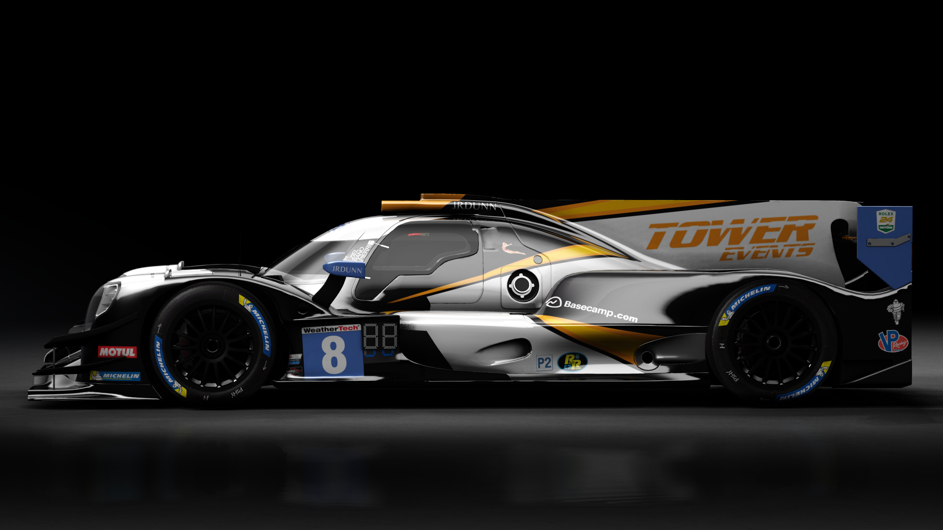 Oreca 07 LMP2 IMSA, skin 2020 #08 Tower Motorsport by Starworks IMSA