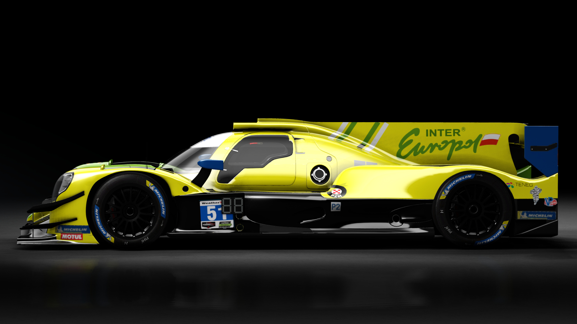 Oreca 07 LMP2 IMSA, skin 2020 #51 Inter Europol Competition IMSA