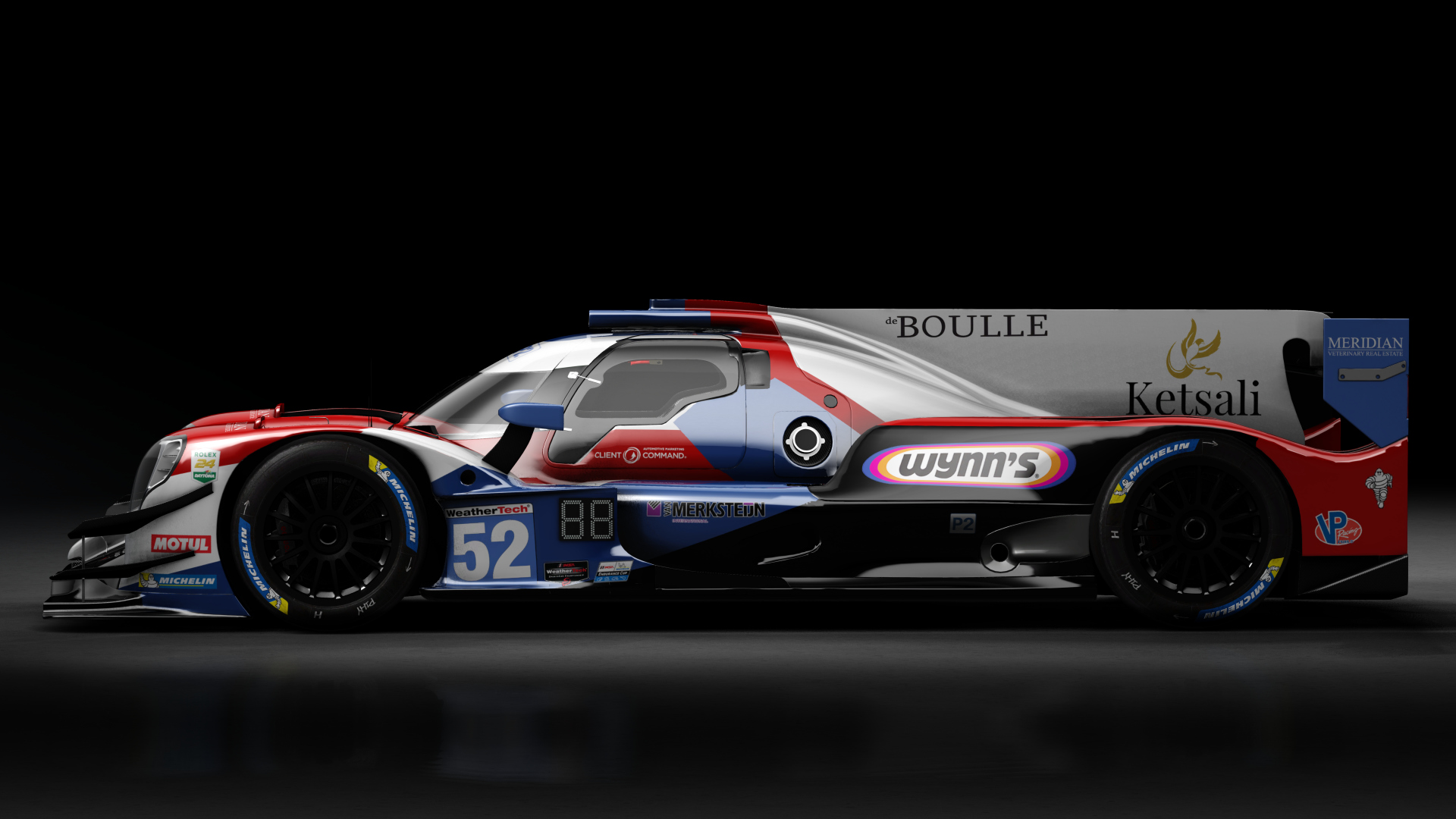 Oreca 07 LMP2 IMSA, skin 2020 #52 Mathiasen Motorsports IMSA